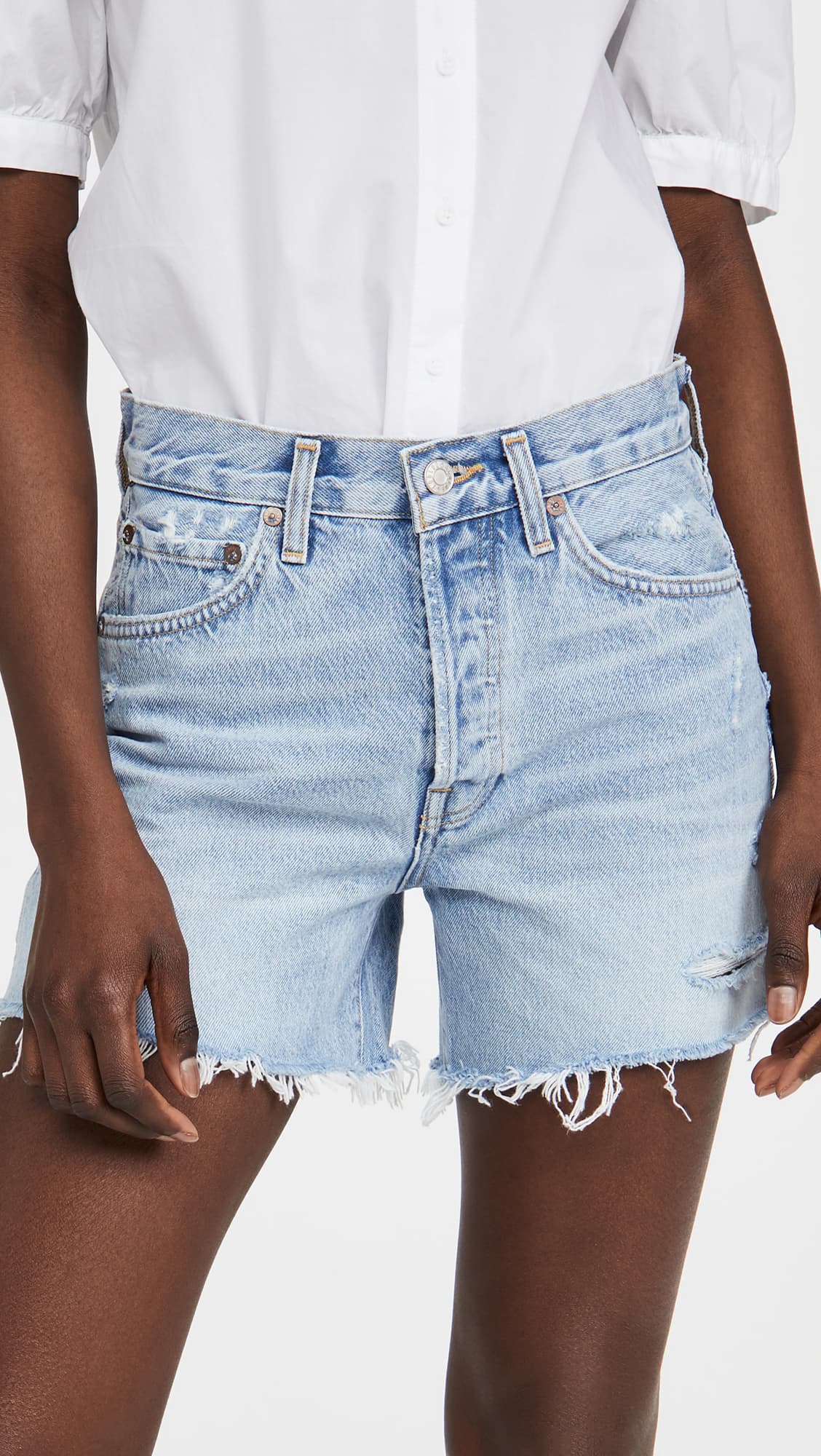 Parker Long Loose Vintage Shorts - Image 1