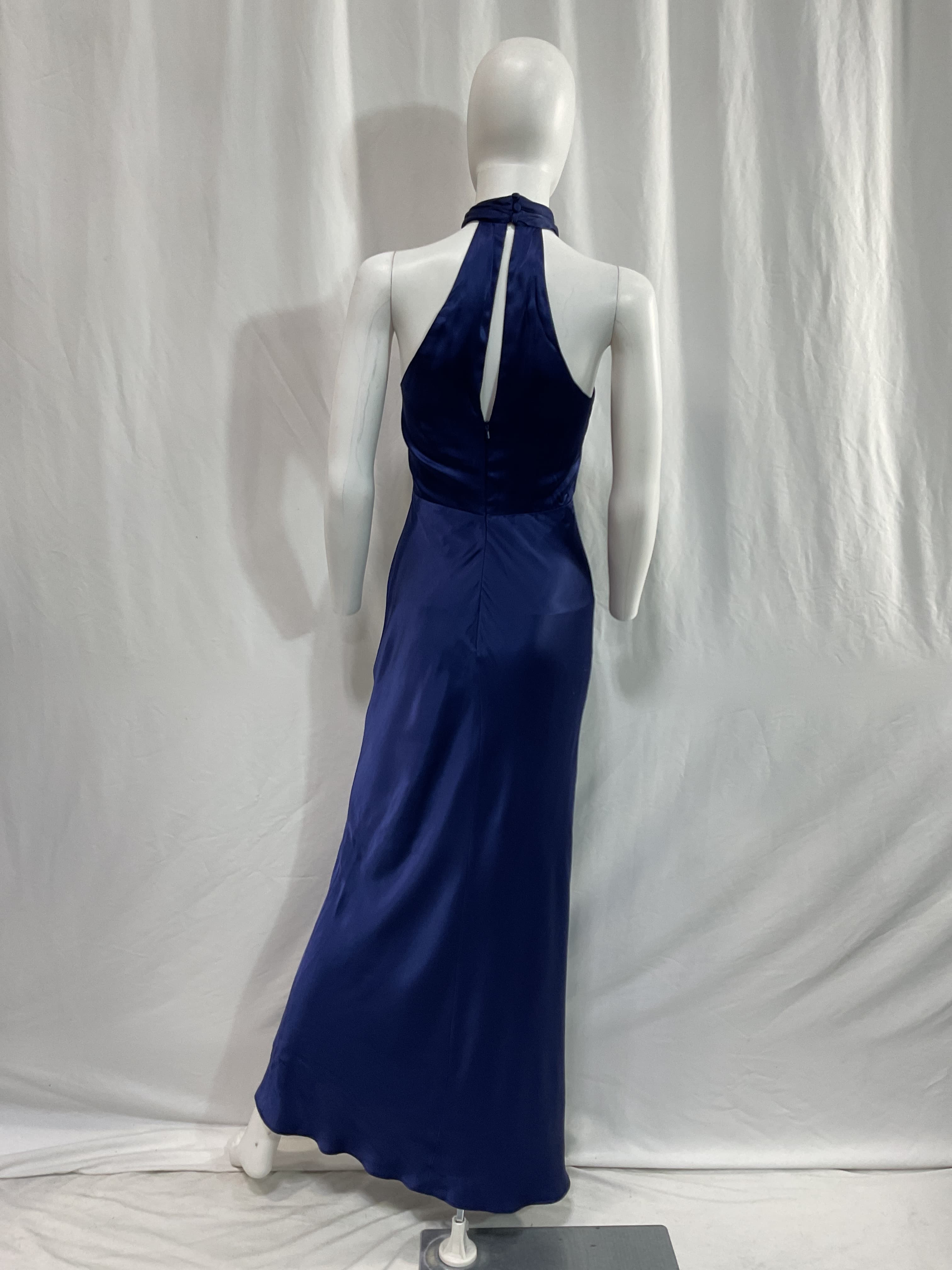 Arienzo High Neck Twist Maxi Dress - Image 2