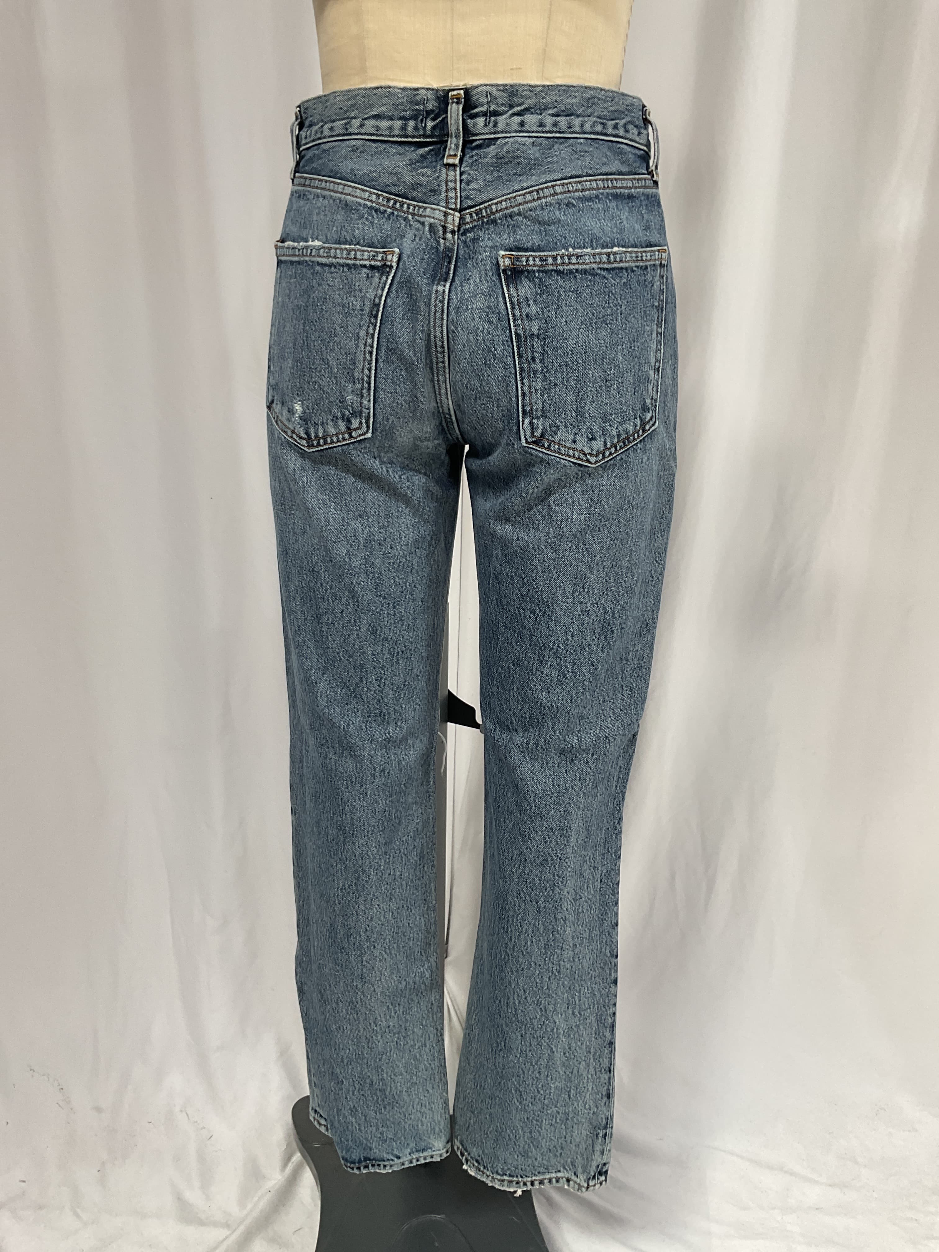 Lana Mid Rise Straight Jeans - Image 3