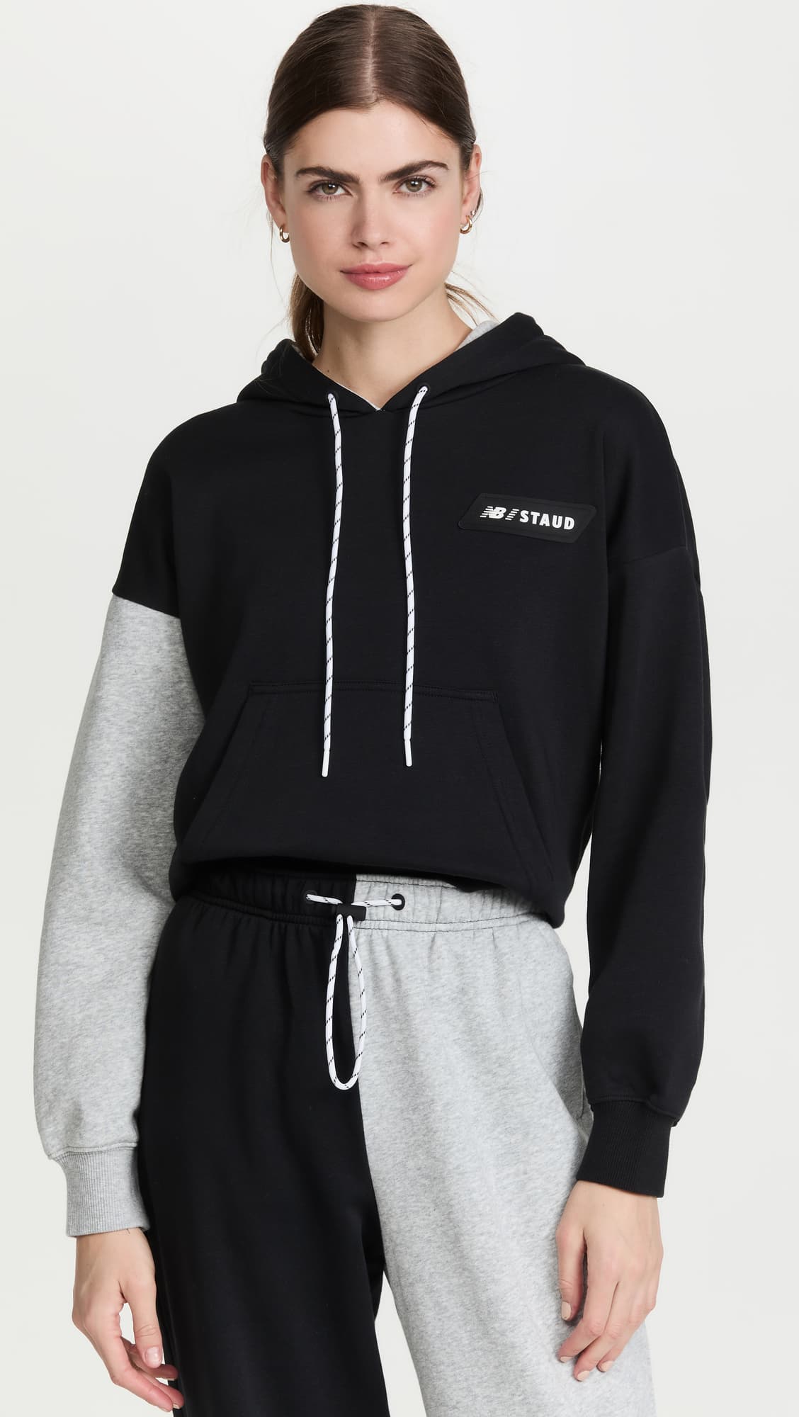New Balance X Staud Staud Colorblock Sweatshirt - Image 1