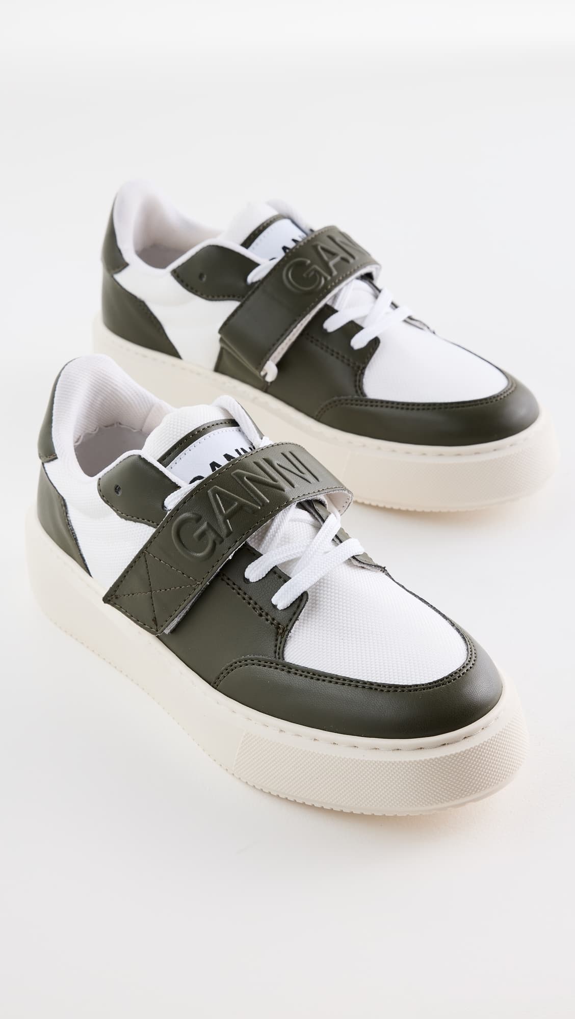 Sporty Mix Cupsole Low Top Velcro Sneakers - Image 1