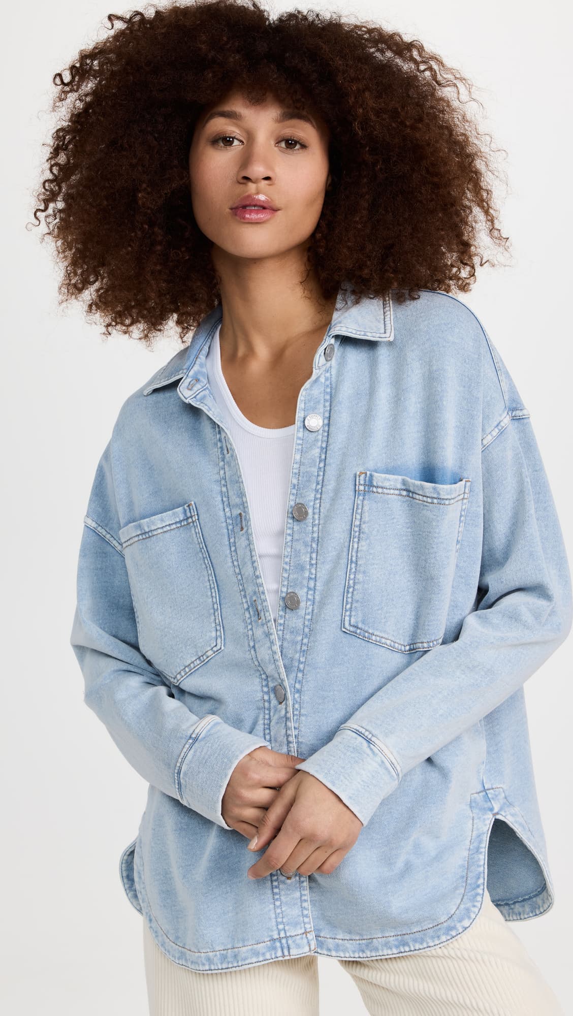 All Day Knit Denim Jacket - Image 1