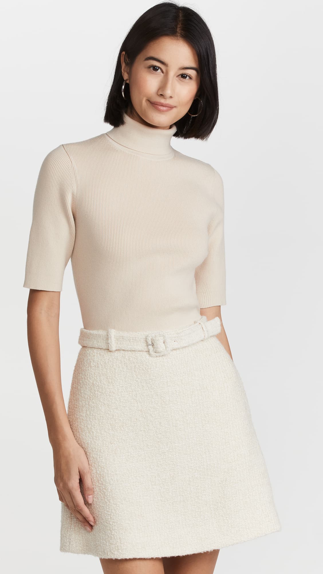 Knit Combo Dress - Image 1
