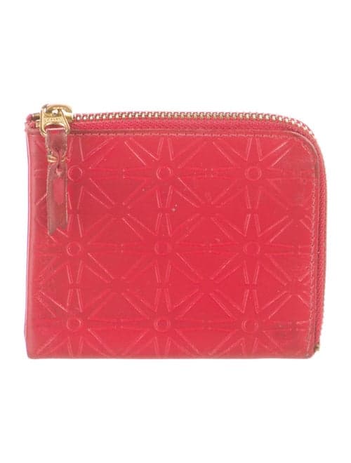 Leather Patterned Wallet - Image 1