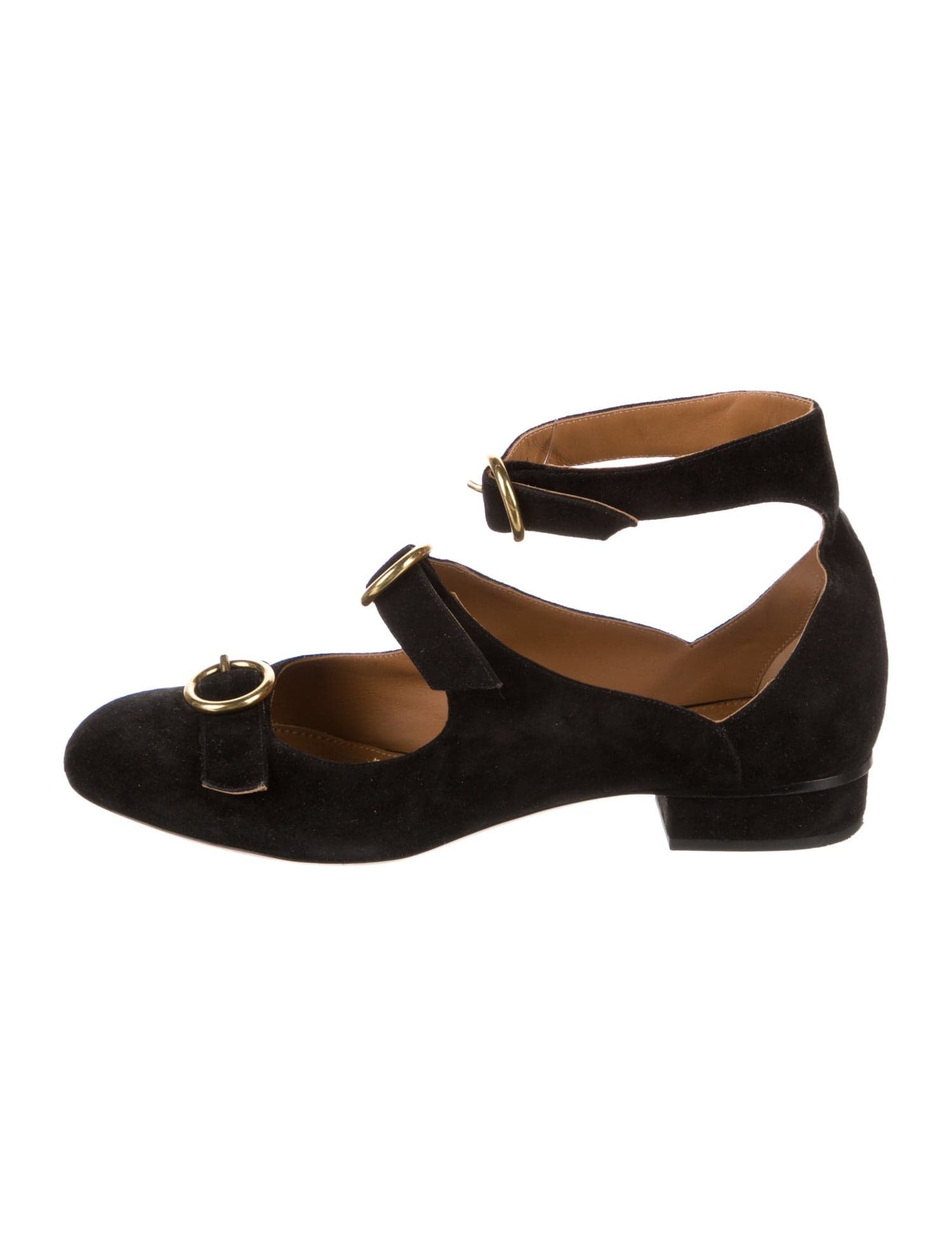 Suede Flats - Image 1