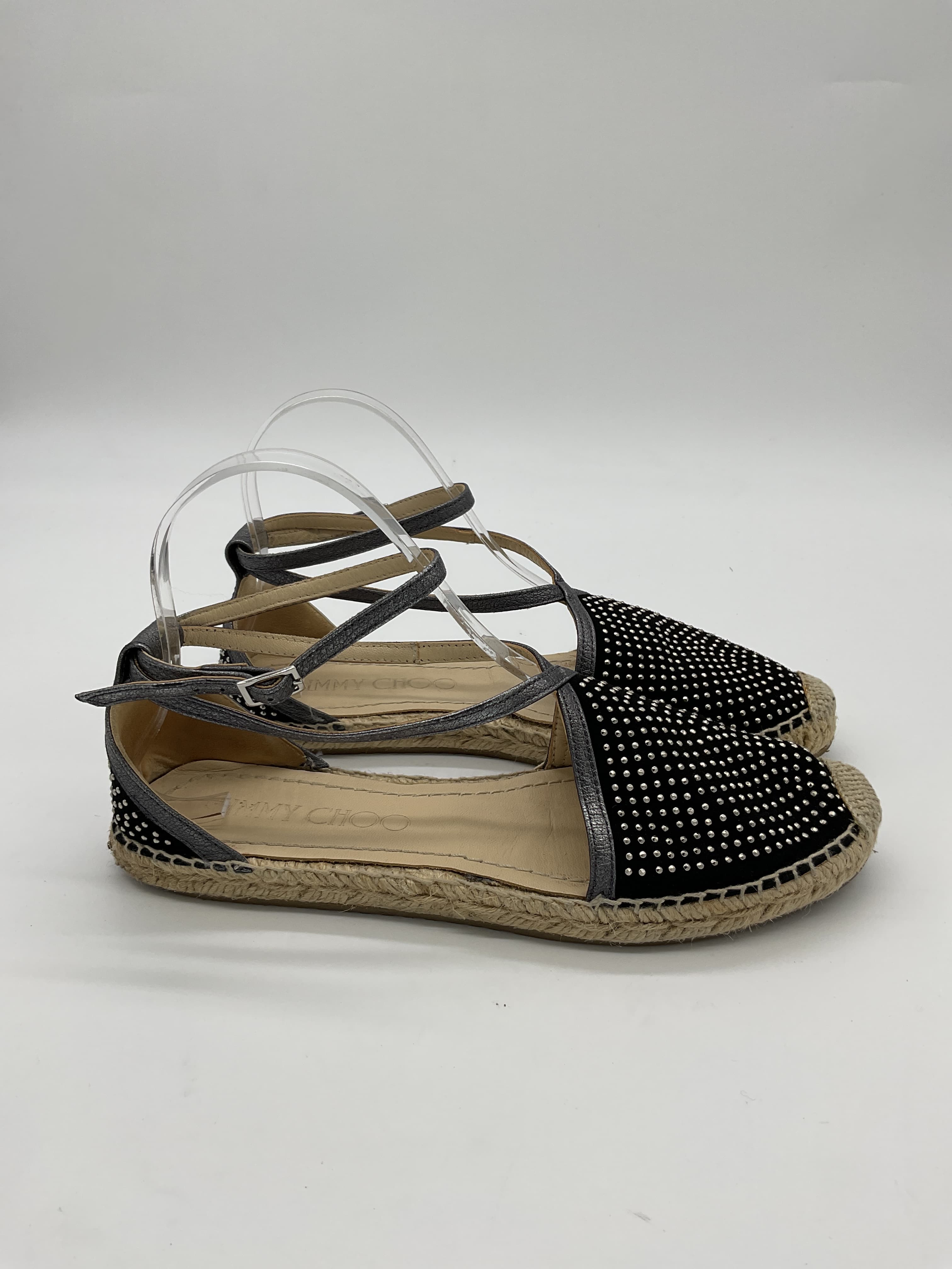 Suede Animal Print Espadrilles - Image 3