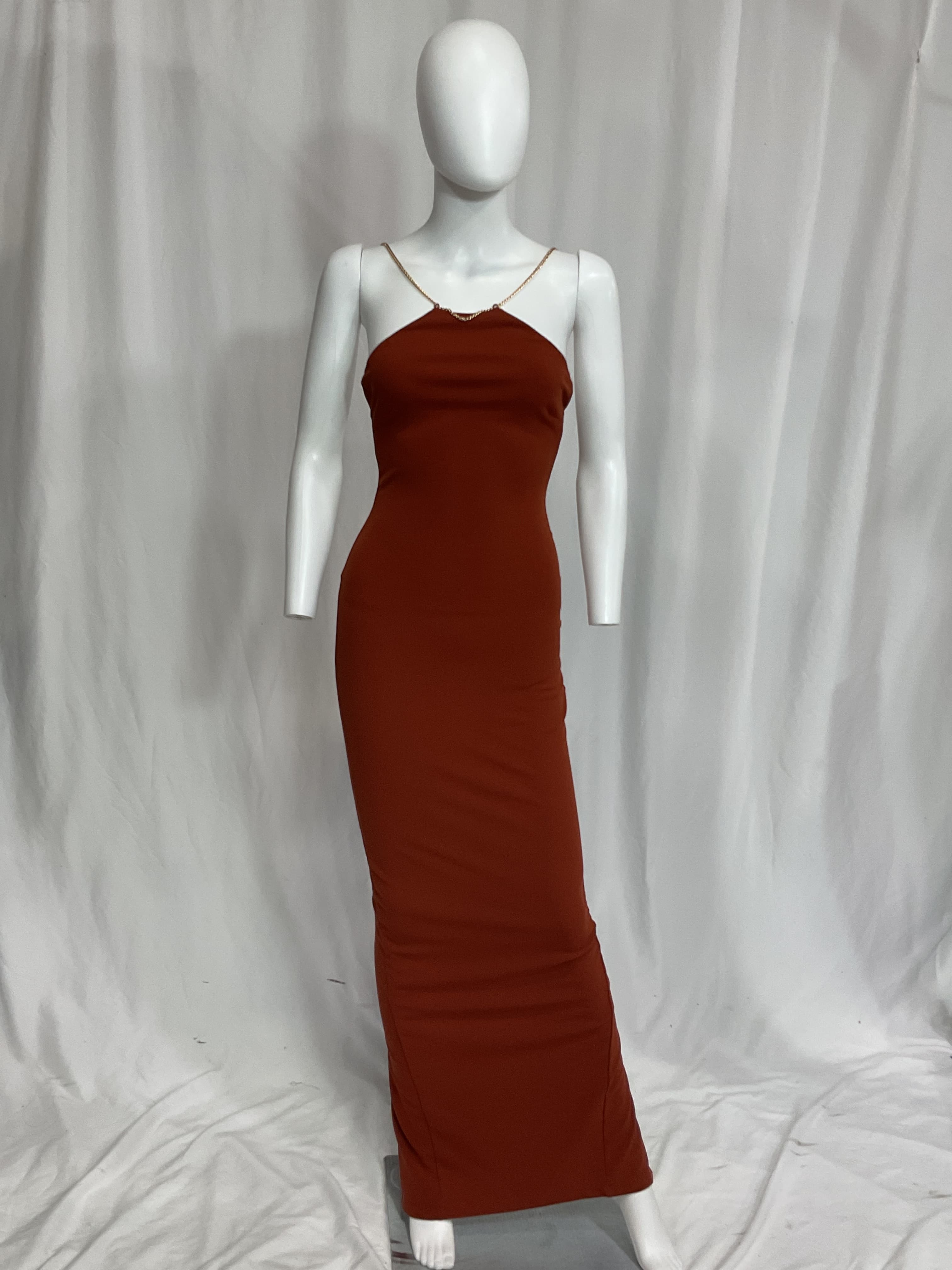 Square Neckline Long Dress - Image 3