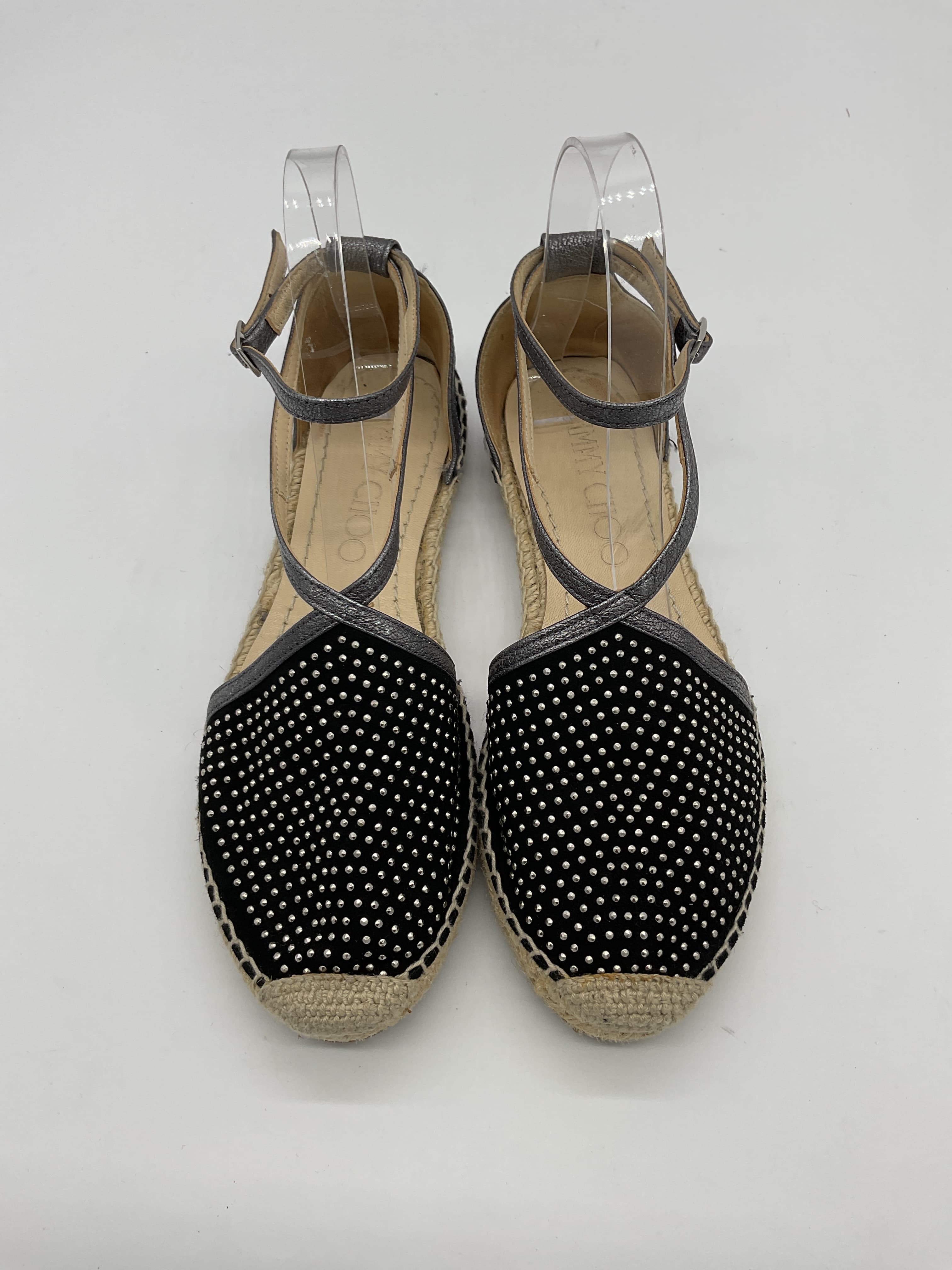 Suede Animal Print Espadrilles - Image 4