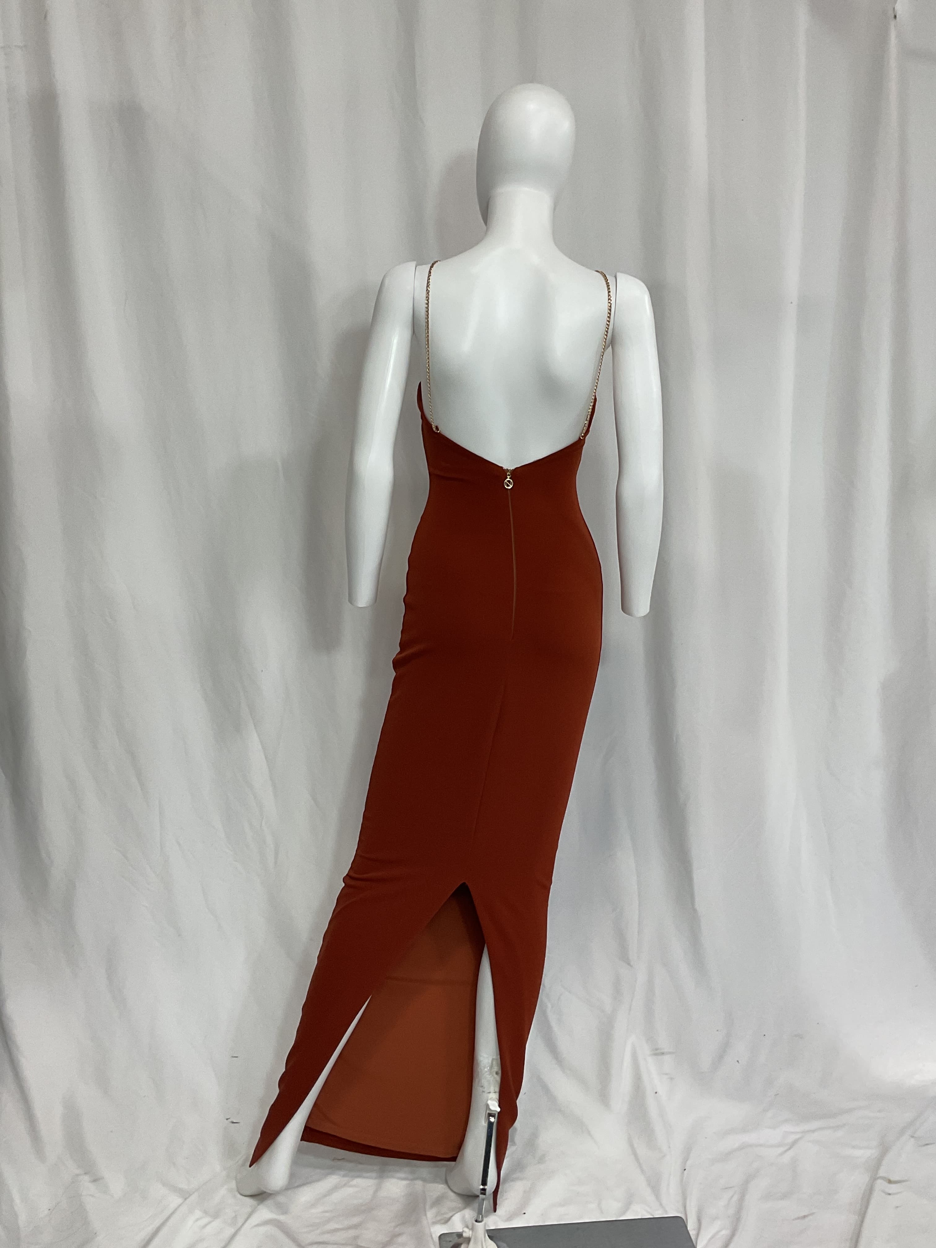 Square Neckline Long Dress - Image 2