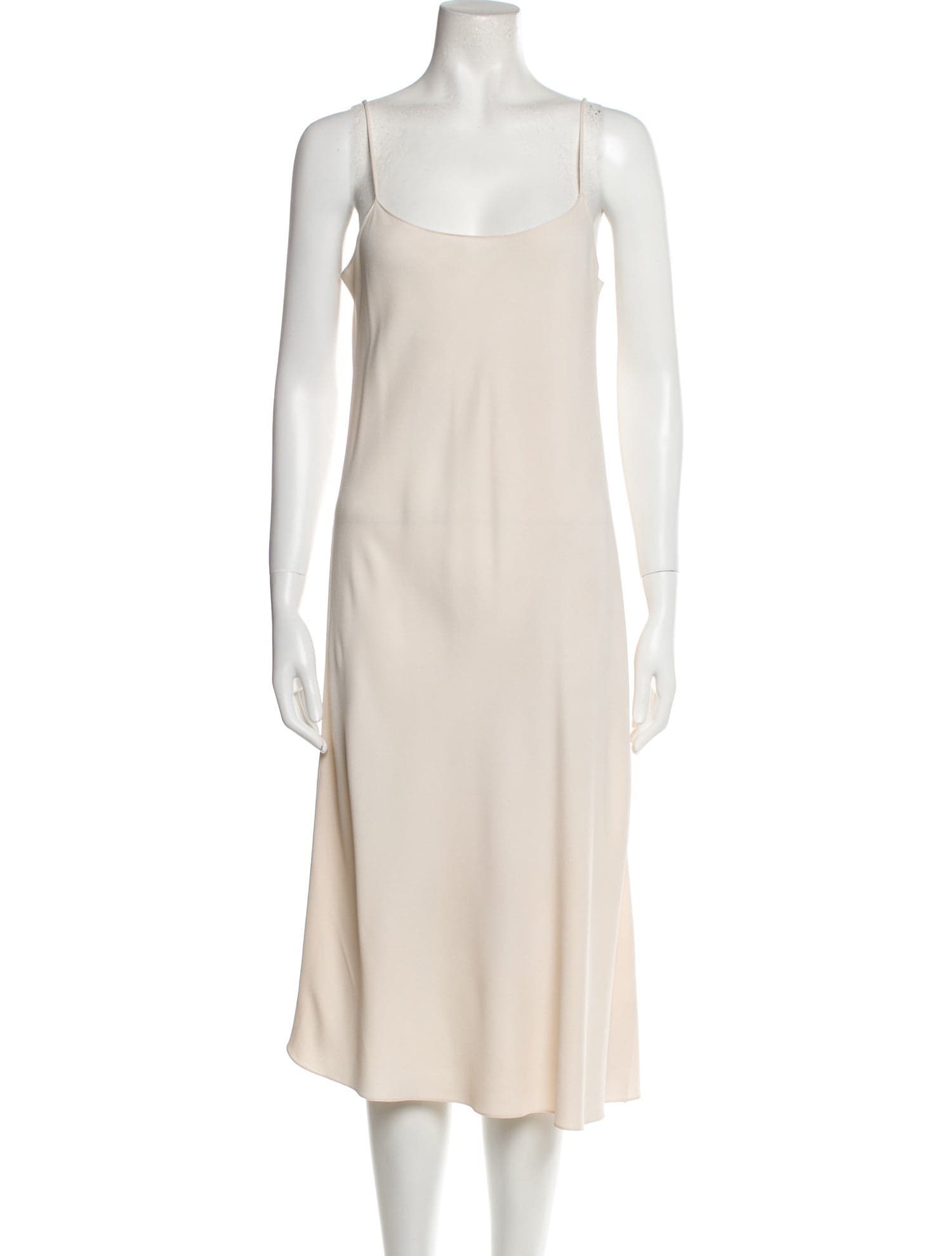 Scoop Neck Midi Length Dress - Image 1