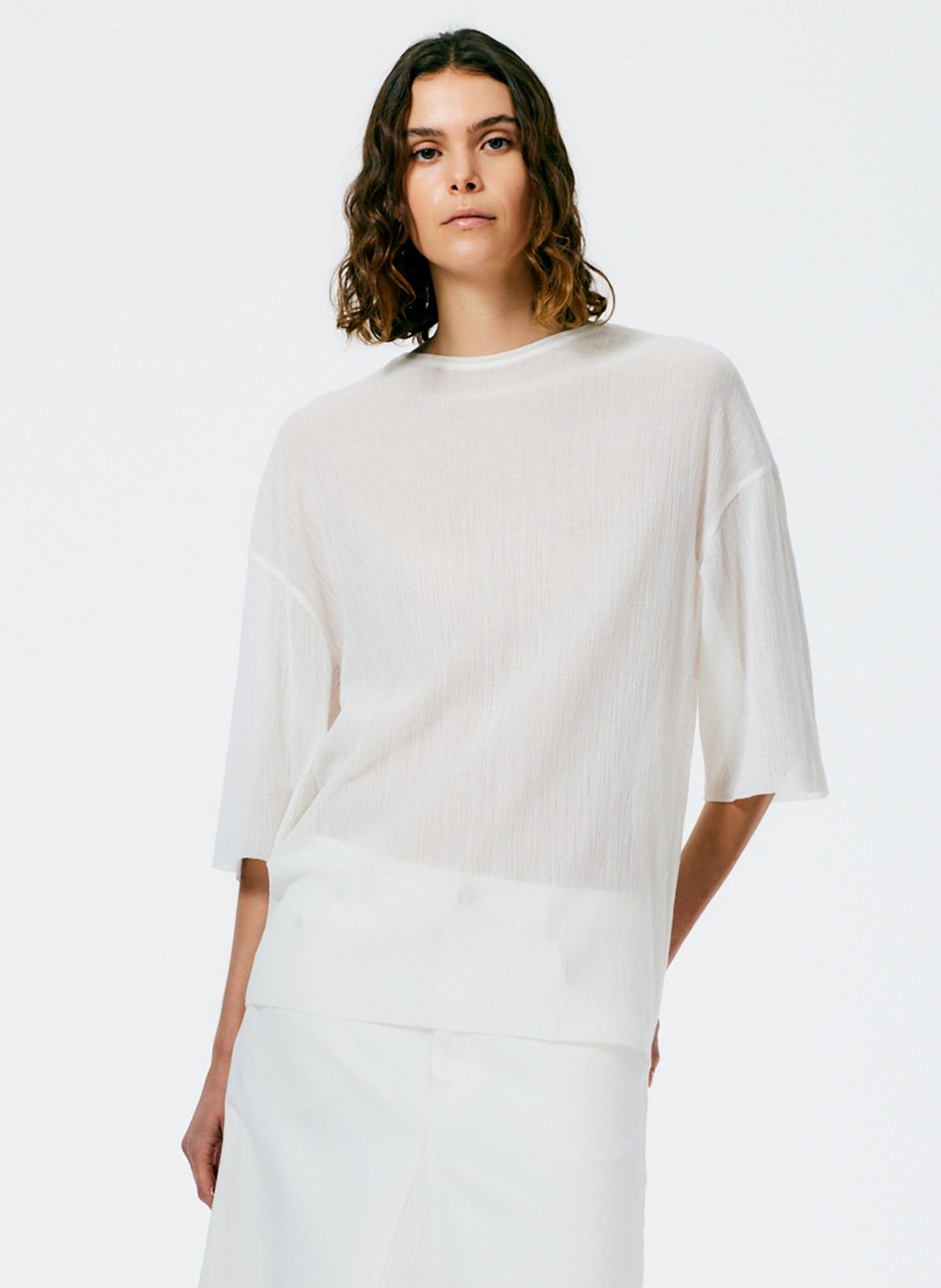 Crepe Gauze Easy T-Shirt - Image 1