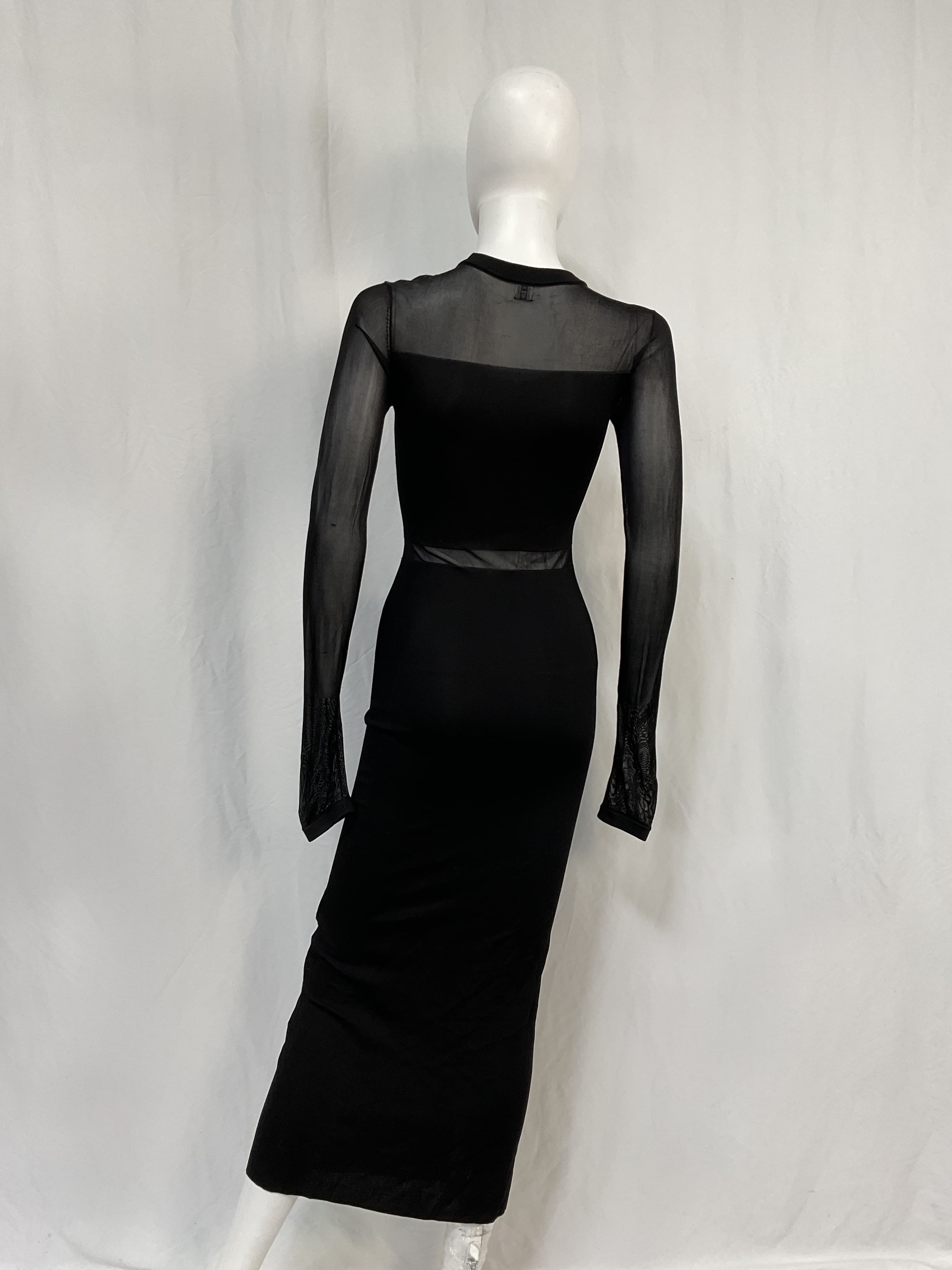 Crew Neck Long Dress - Image 3