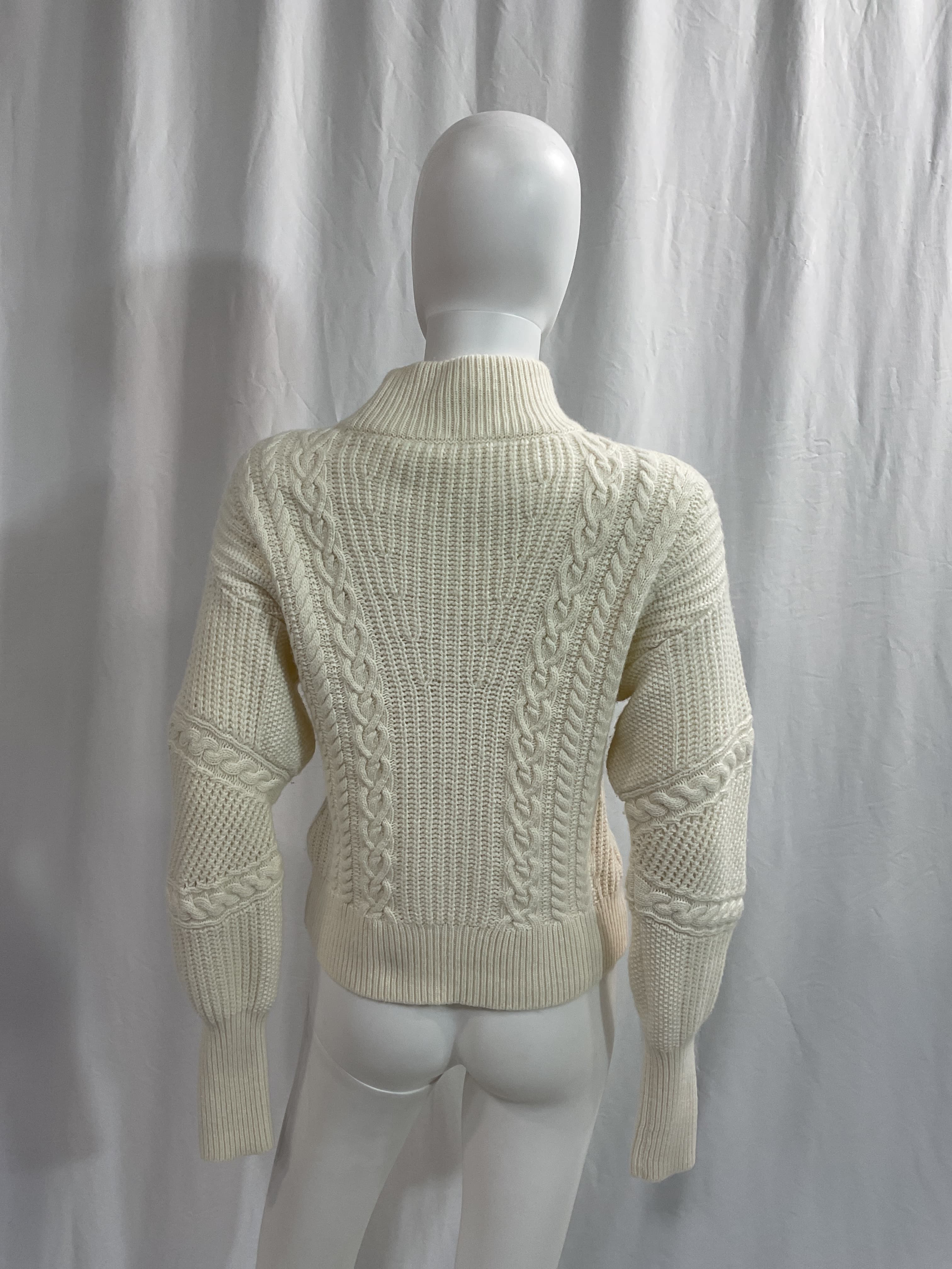 Bertilda Mixed Cable-Knit Turtleneck - Image 3