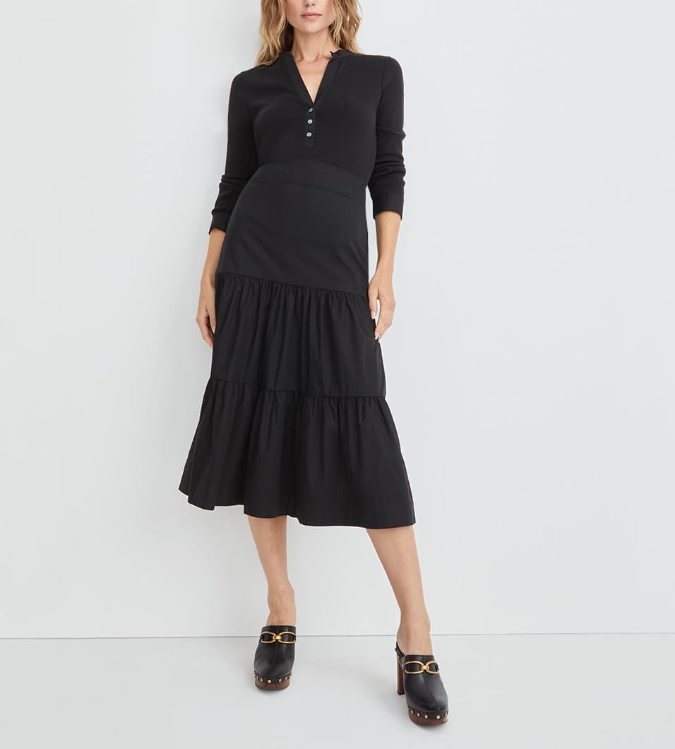 Peralta Mixed-Media Dress - Image 1