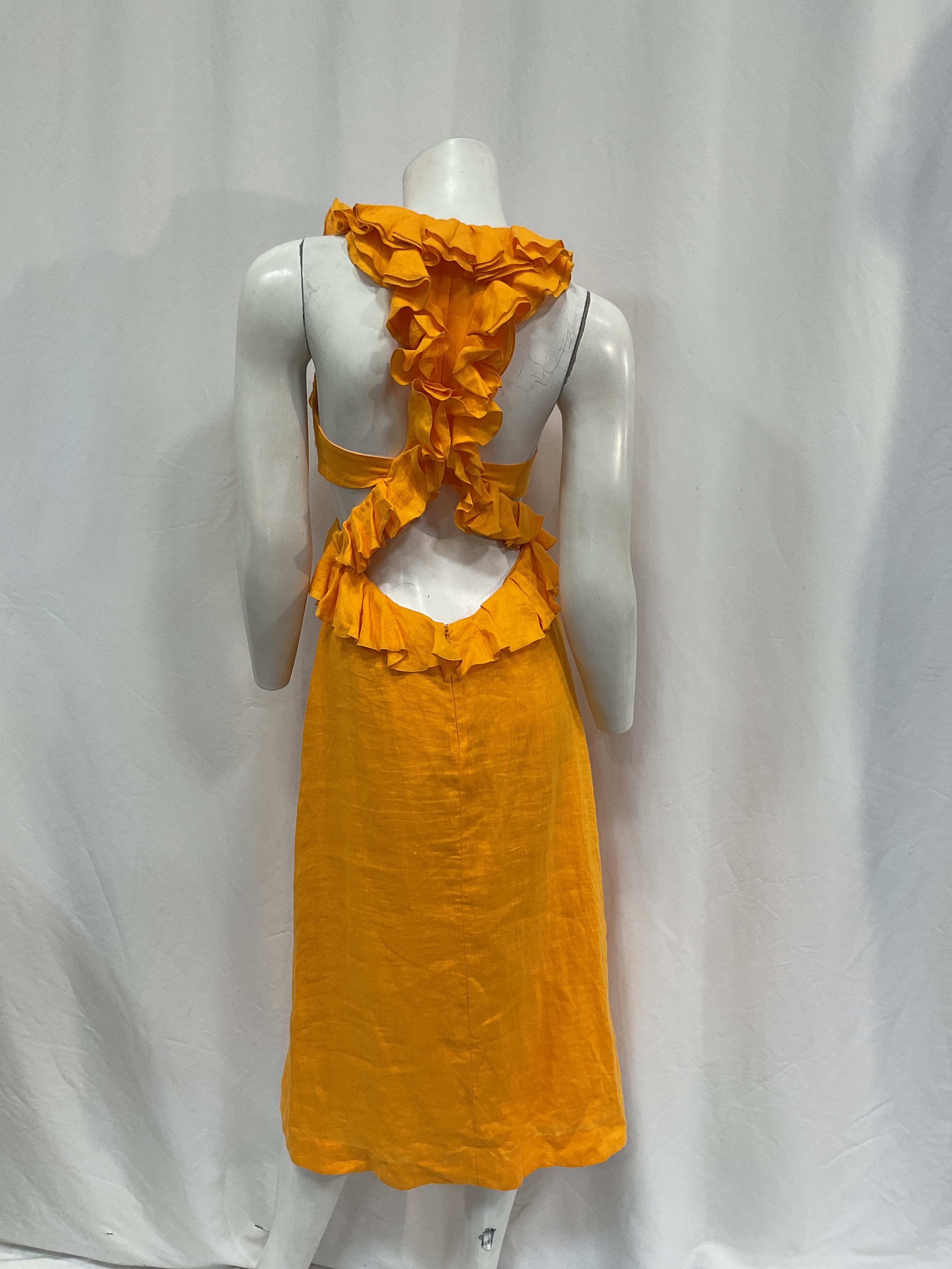 Aliane Ruffle Midi Dress - Image 4