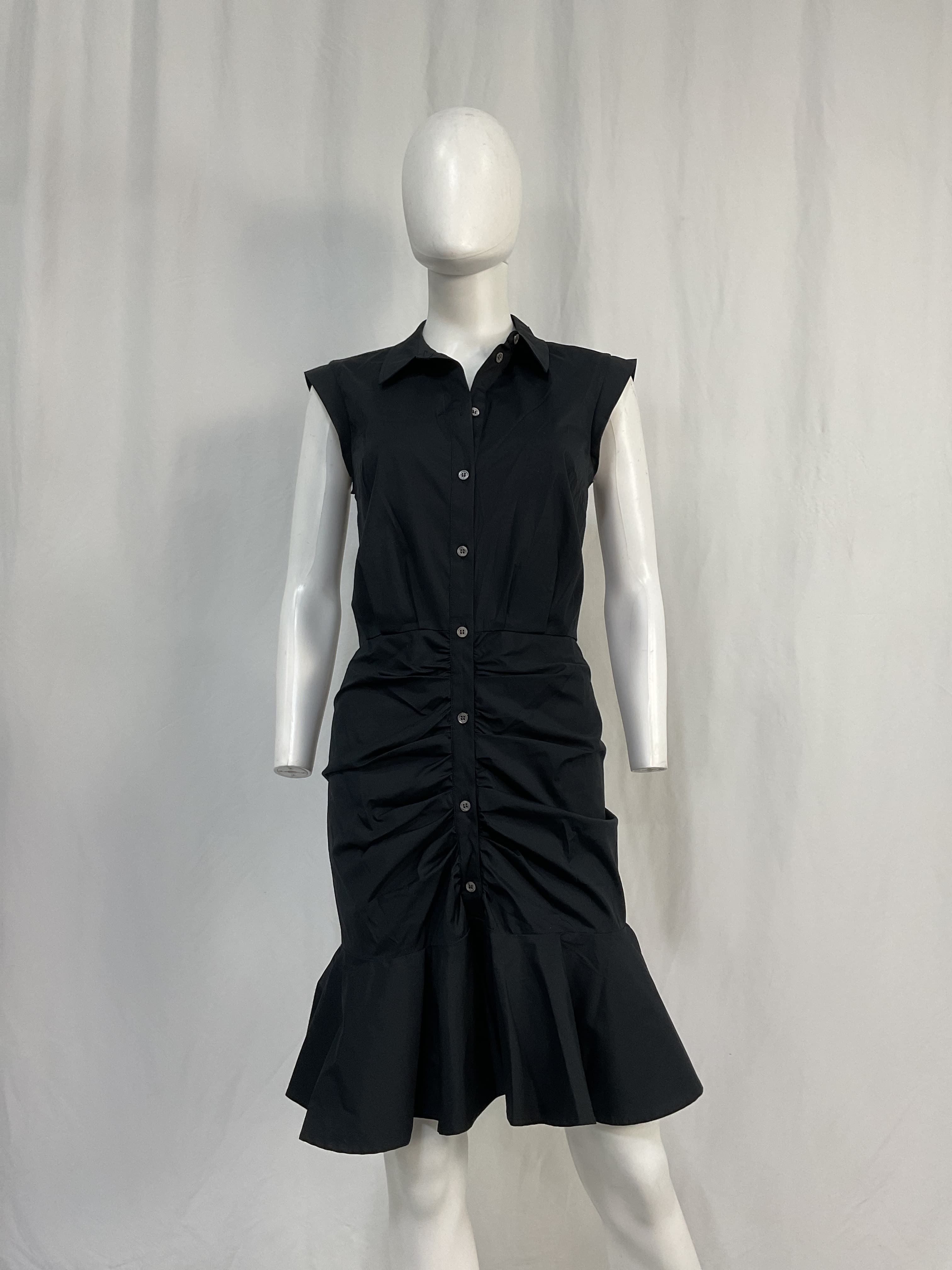Bell Button Down Ruched Shirtdress - Image 3