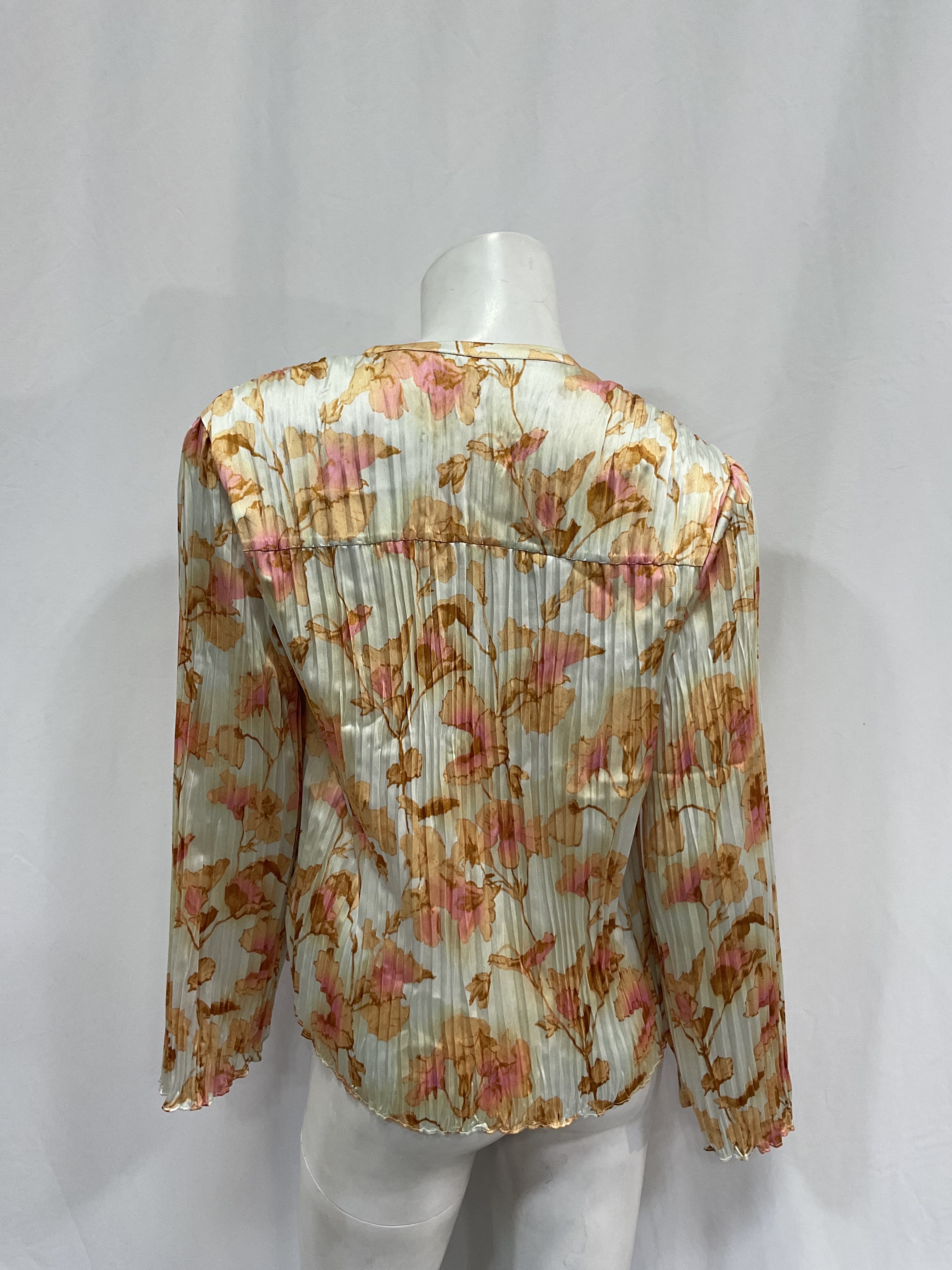 Flora Long Sleeve Crushed Blouse - Image 2