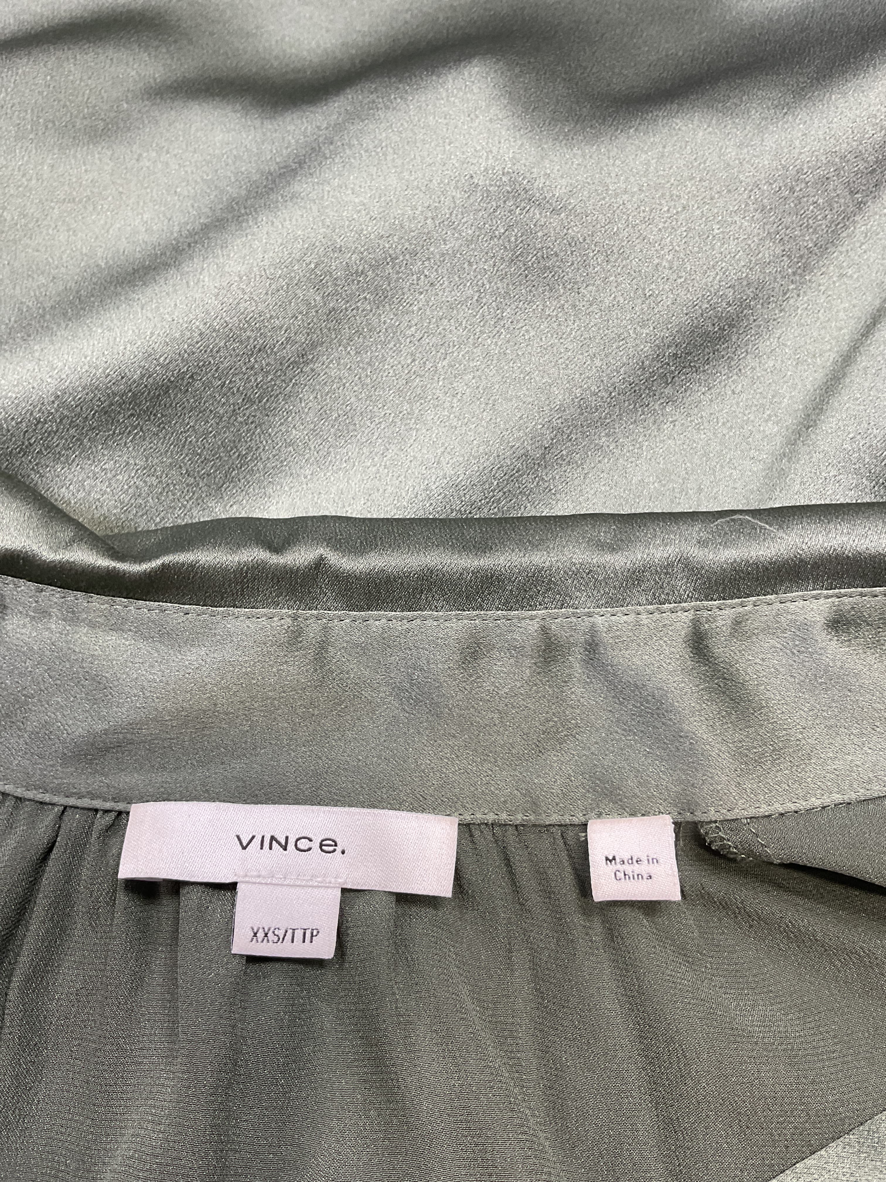 Silk Cap-Sleeve Ruched-Back Blouse - Image 4