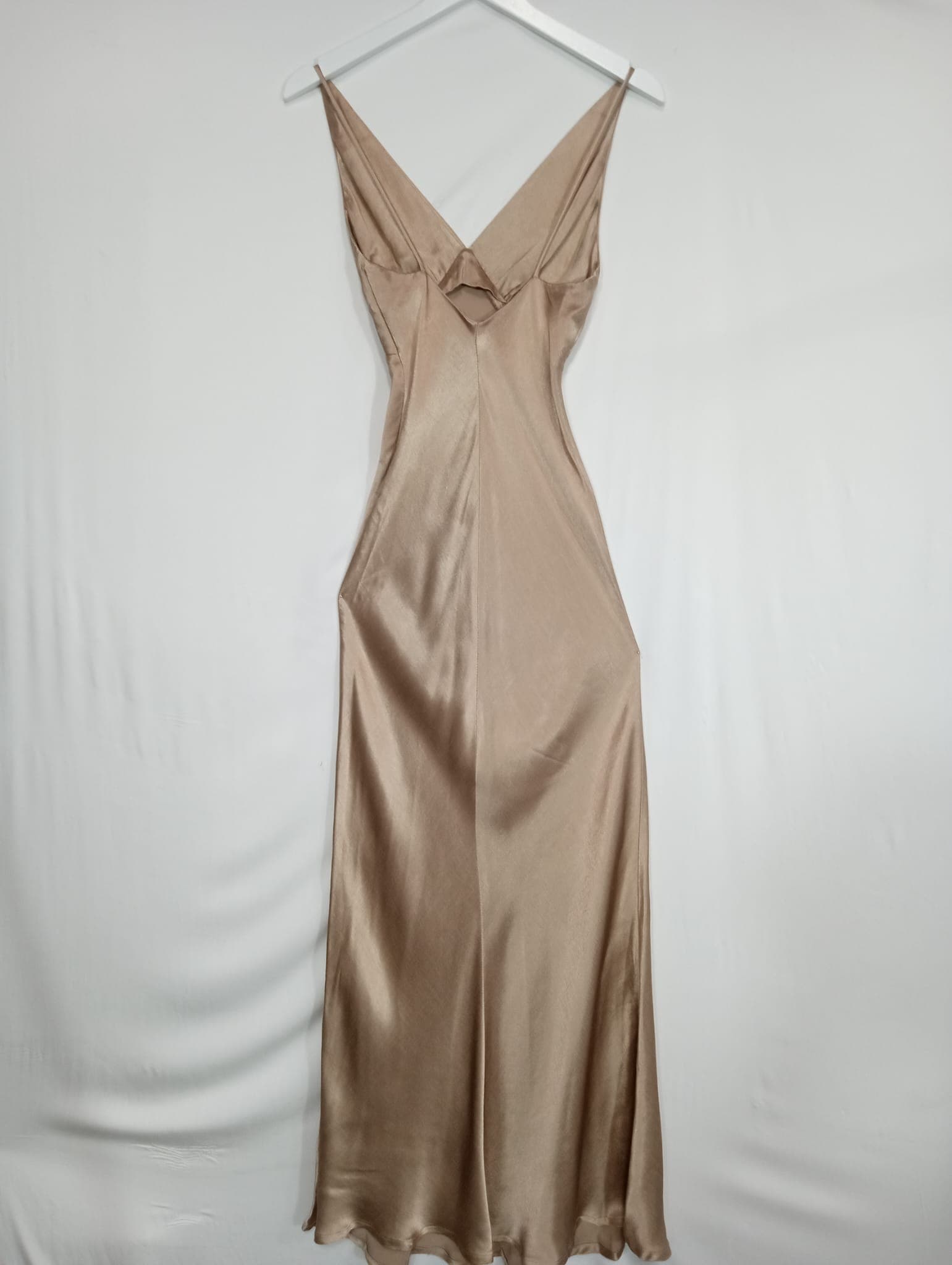 Lorelai V Maxi Dress In Smoke Taupe - Image 2