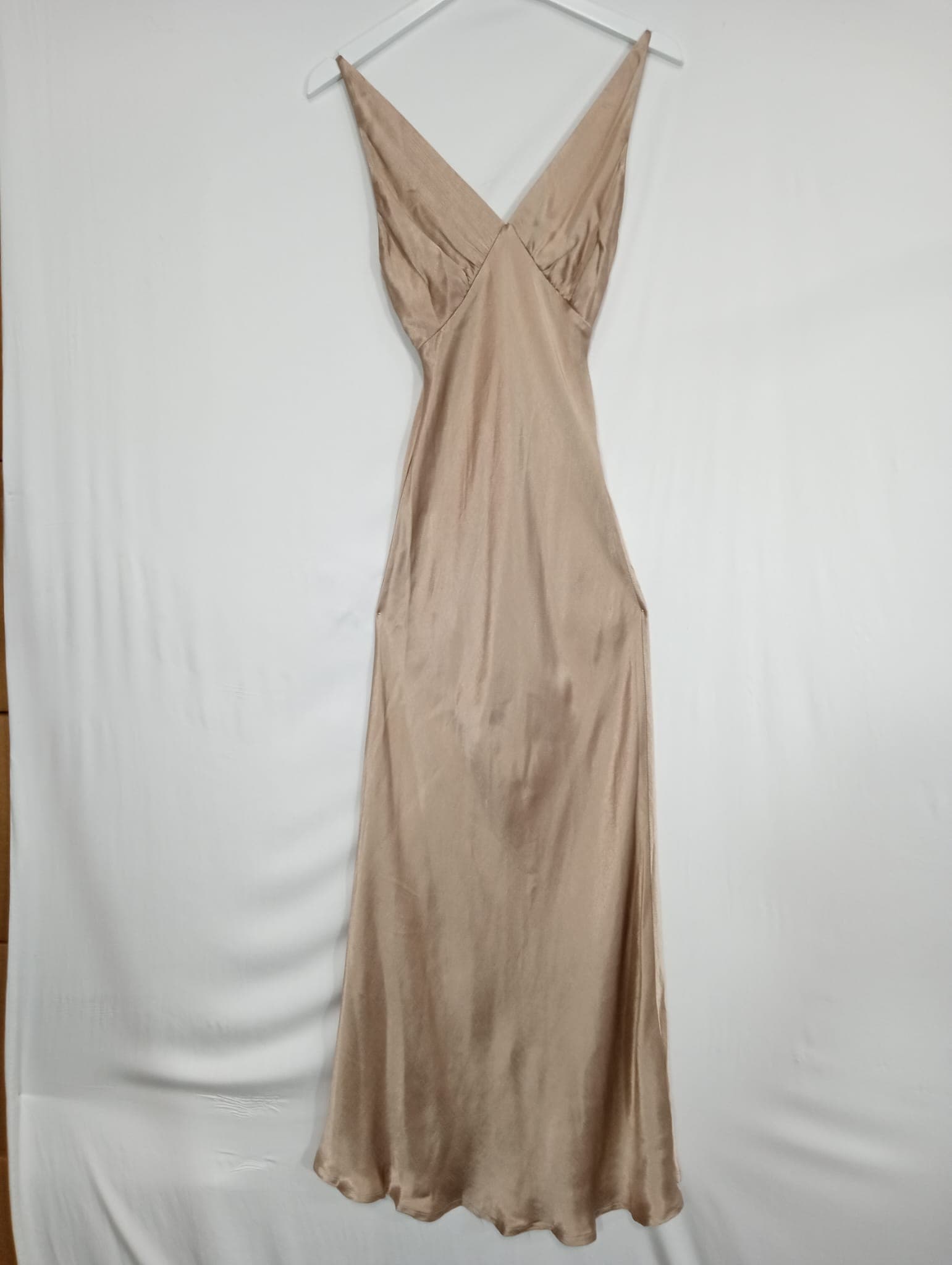 Lorelai V Maxi Dress In Smoke Taupe - Image 3