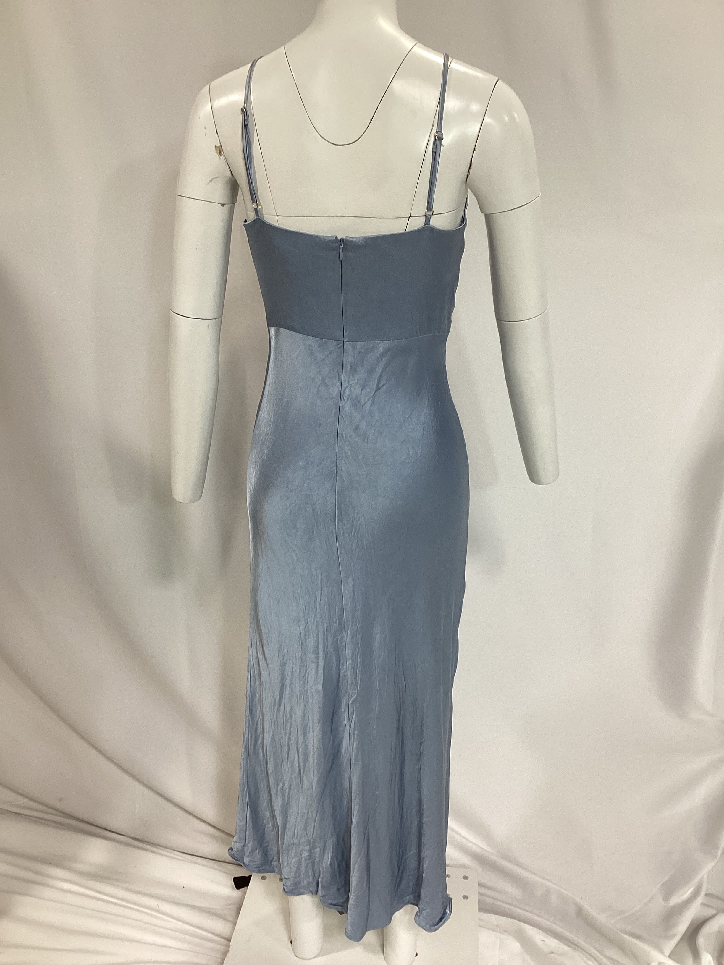 Angelica Midi Dress In Powder Blue - Image 2