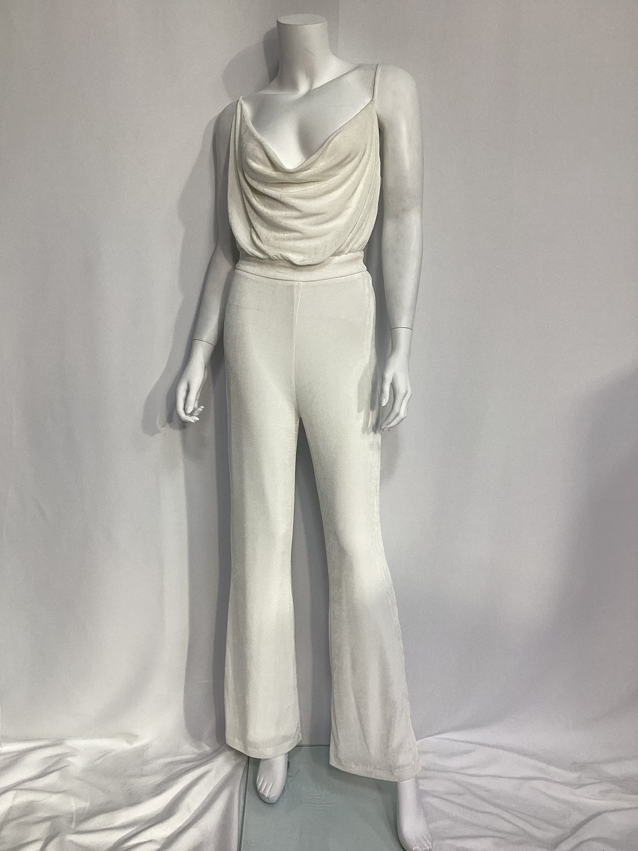 Moira Pantsuit In Ivory - Image 2