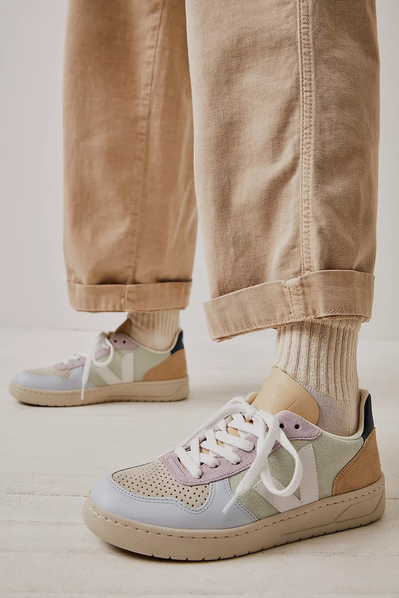 V-10 Suede Sneakers - Image 1