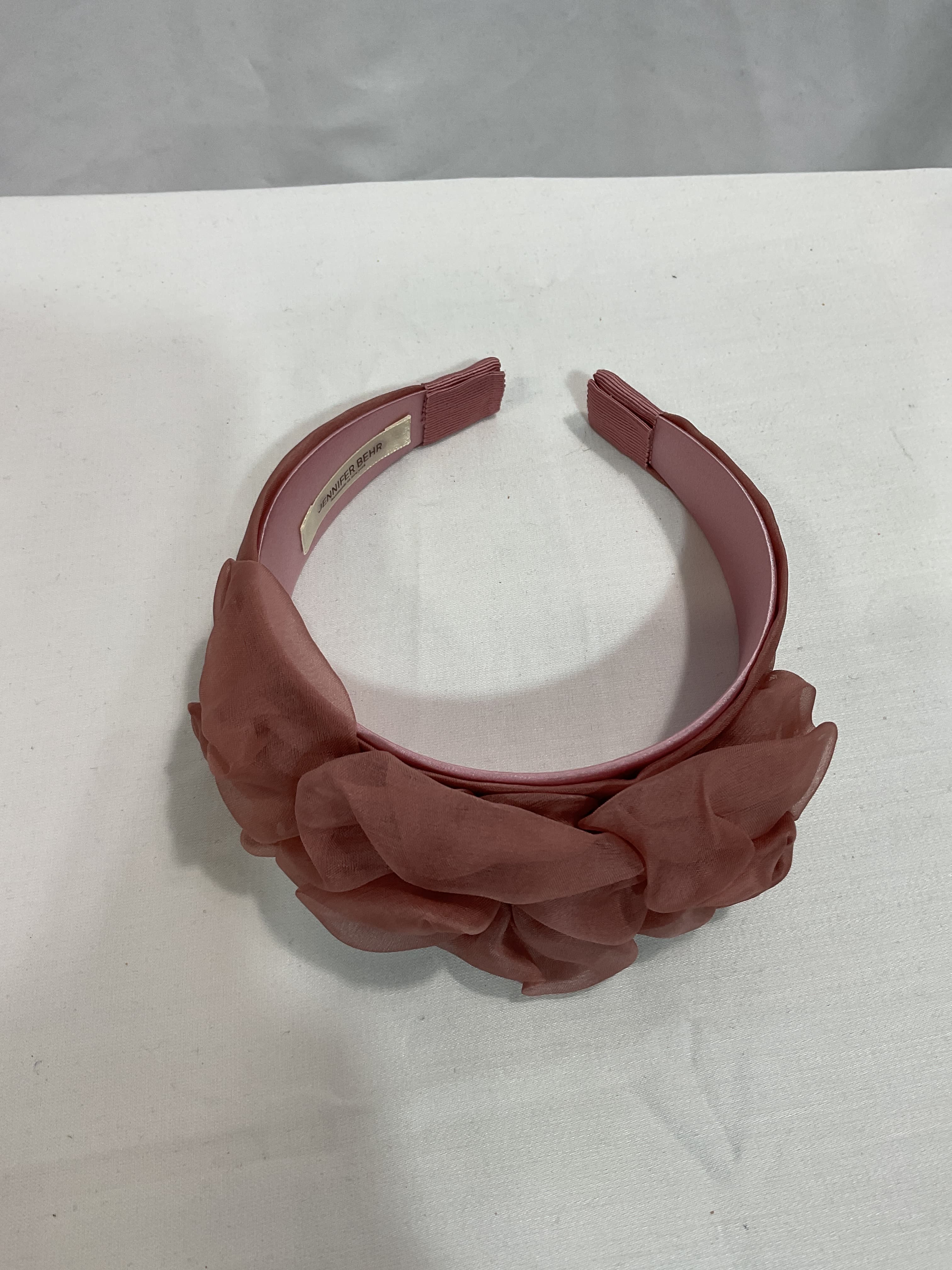 Triple Rosette Headband In Silk Organza - Image 3