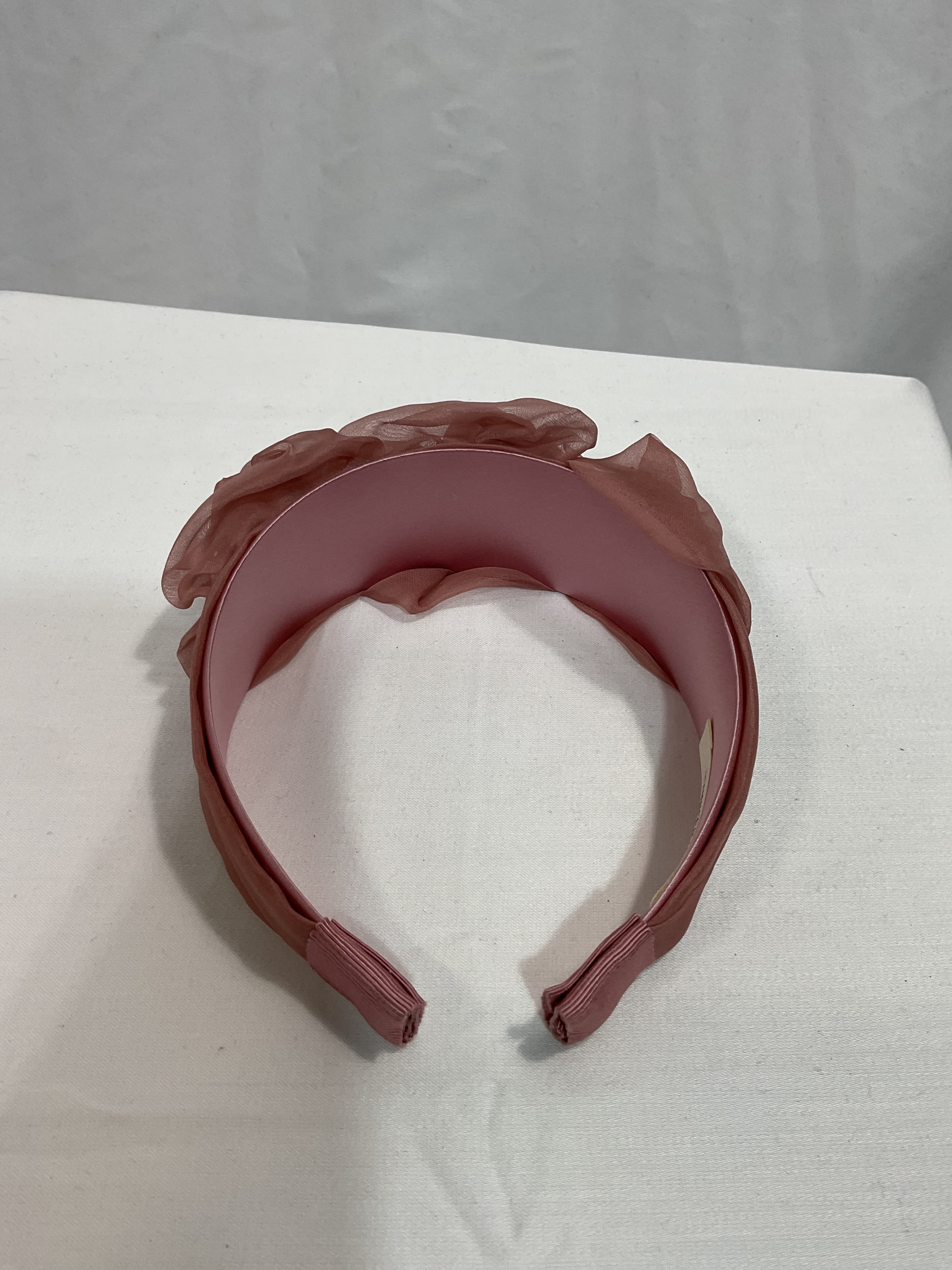 Triple Rosette Headband In Silk Organza - Image 2