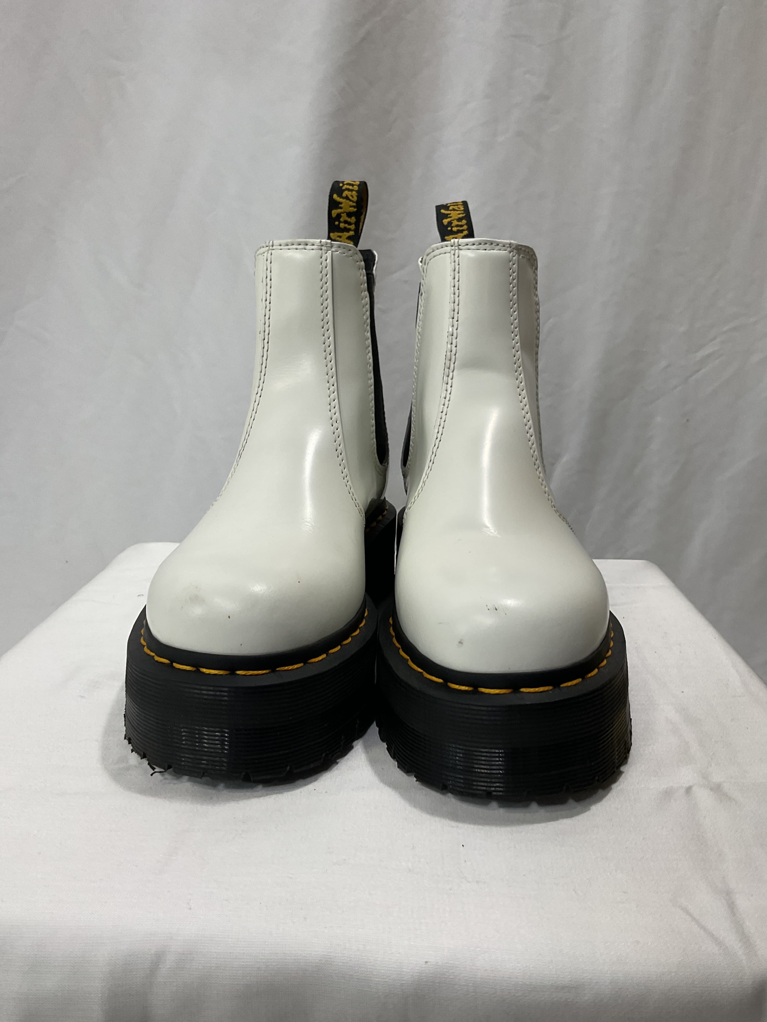 Smooth Leather Platform Chelsea Boots - Image 2