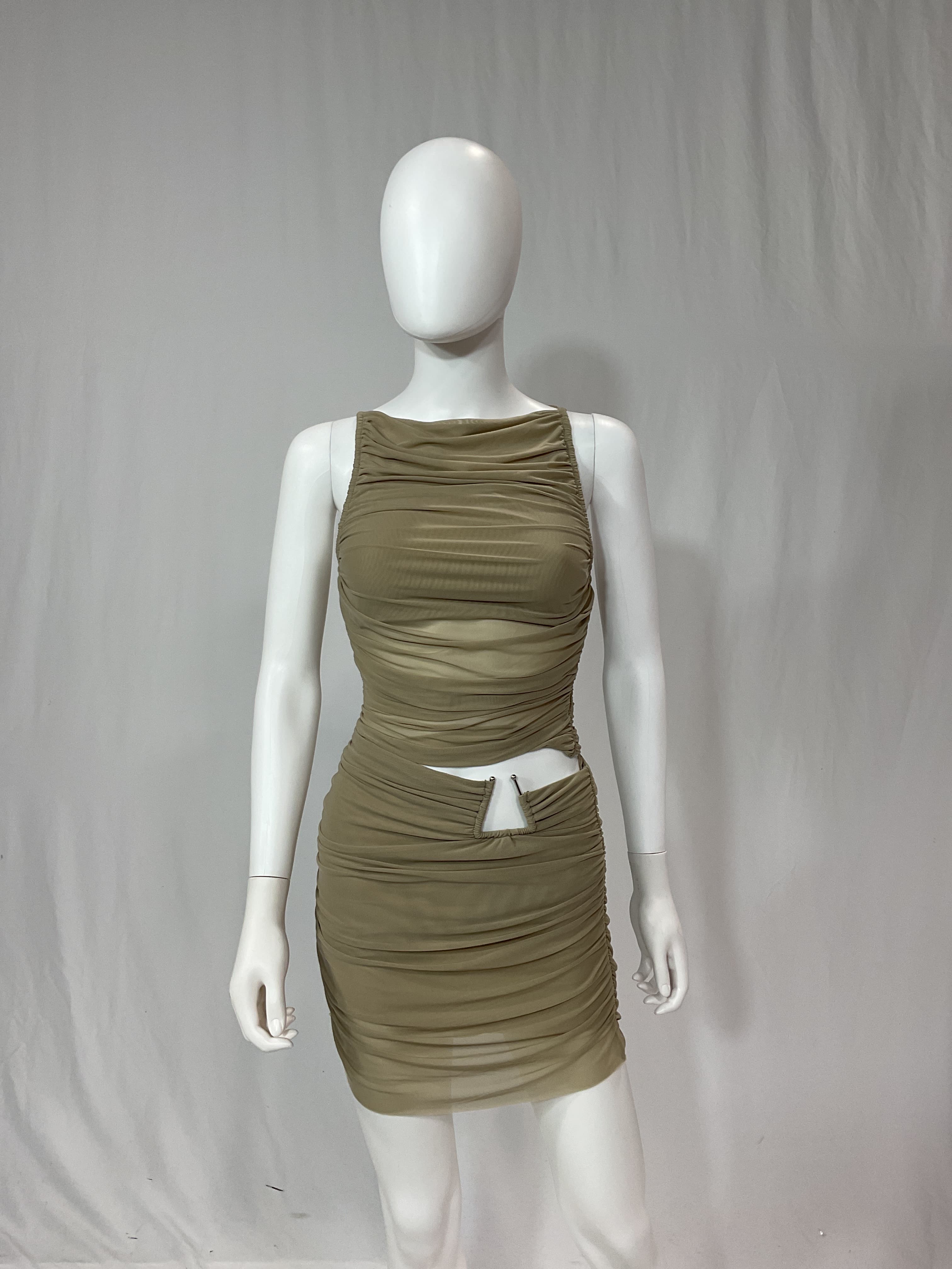 Ona Boatneck Mini Dress - Image 3