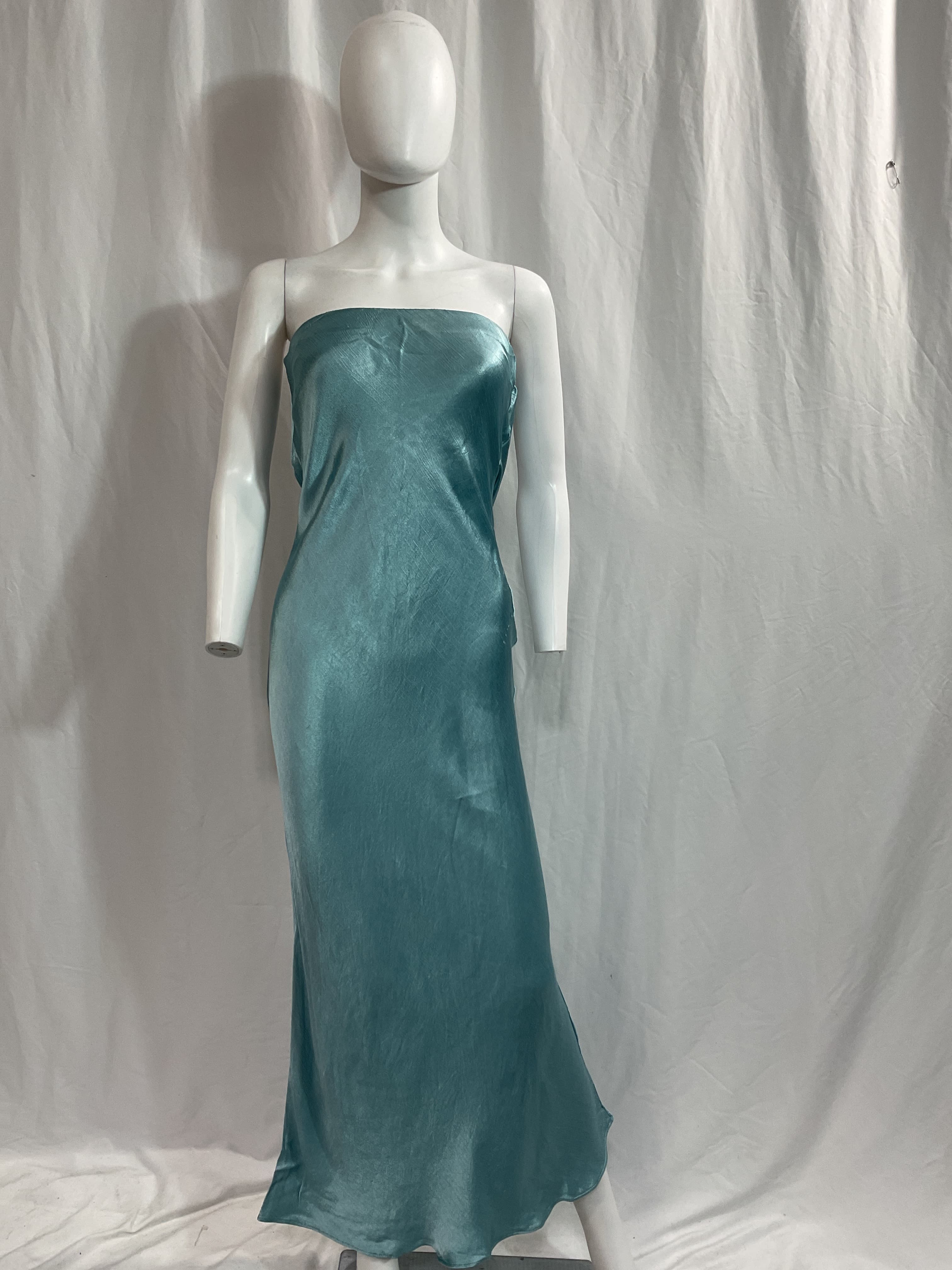 Moon Dance Strapless Dress In Sea Spray - Image 4