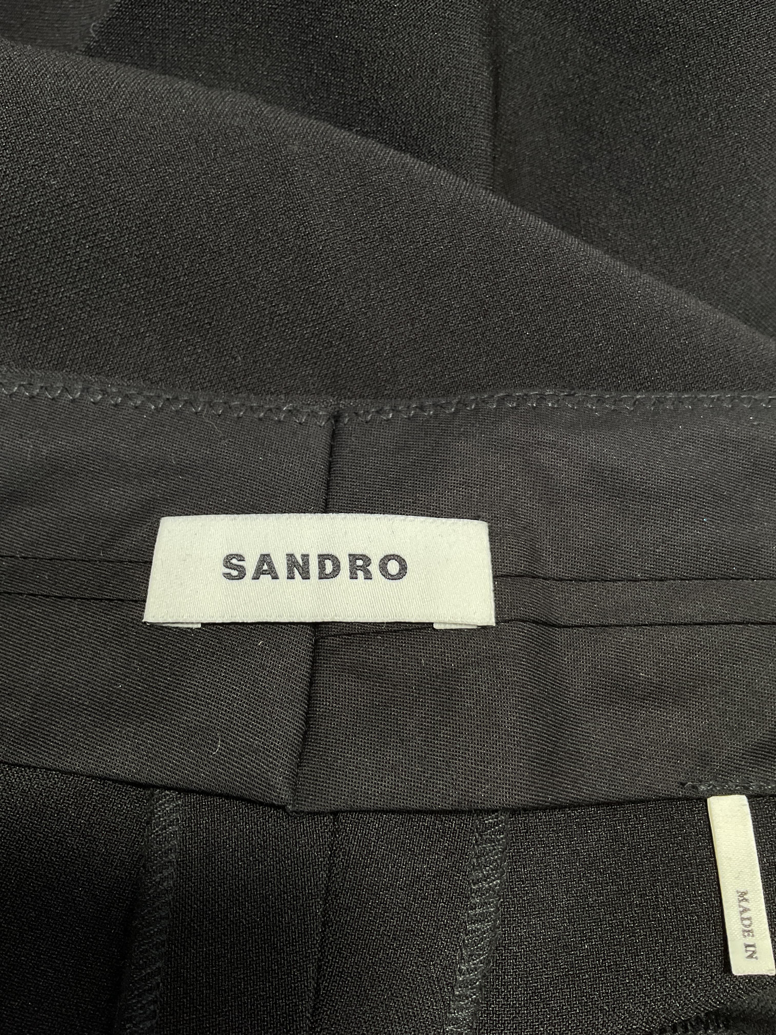 Wide-Leg Satin Side Stripe Trousers - Image 4