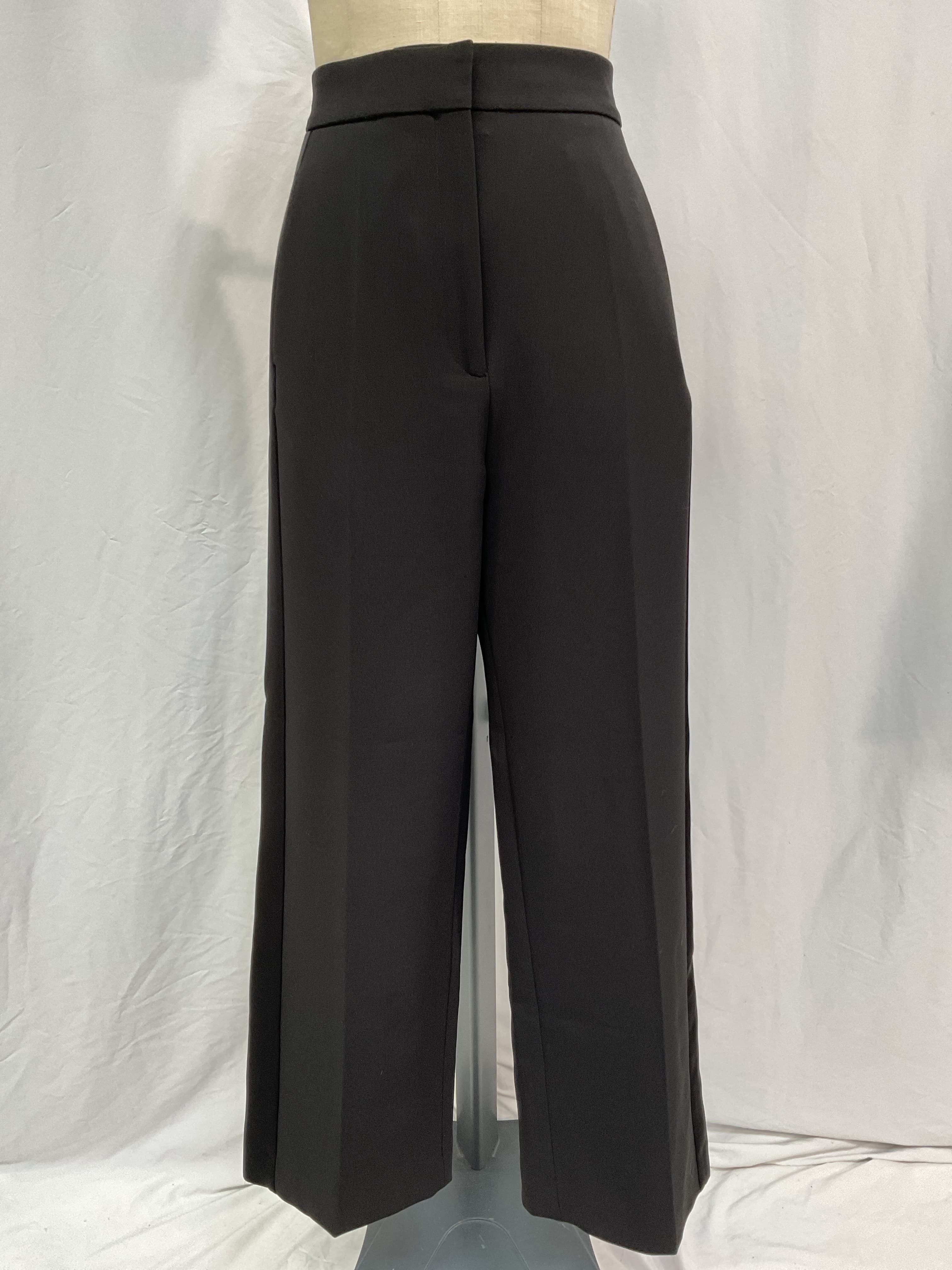 Wide-Leg Satin Side Stripe Trousers - Image 2