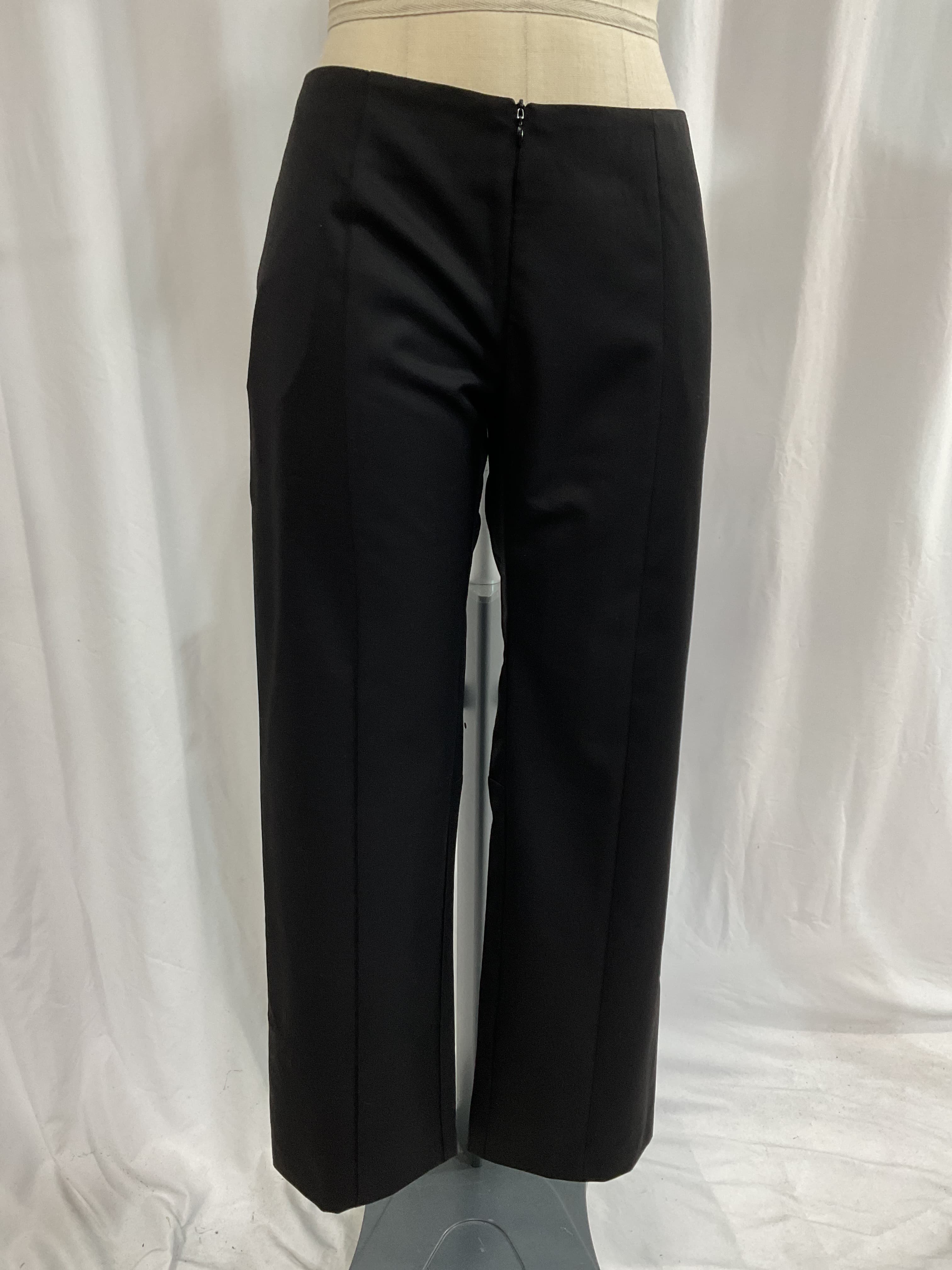 Scylla Straight Leg Trouser In Black - Image 3