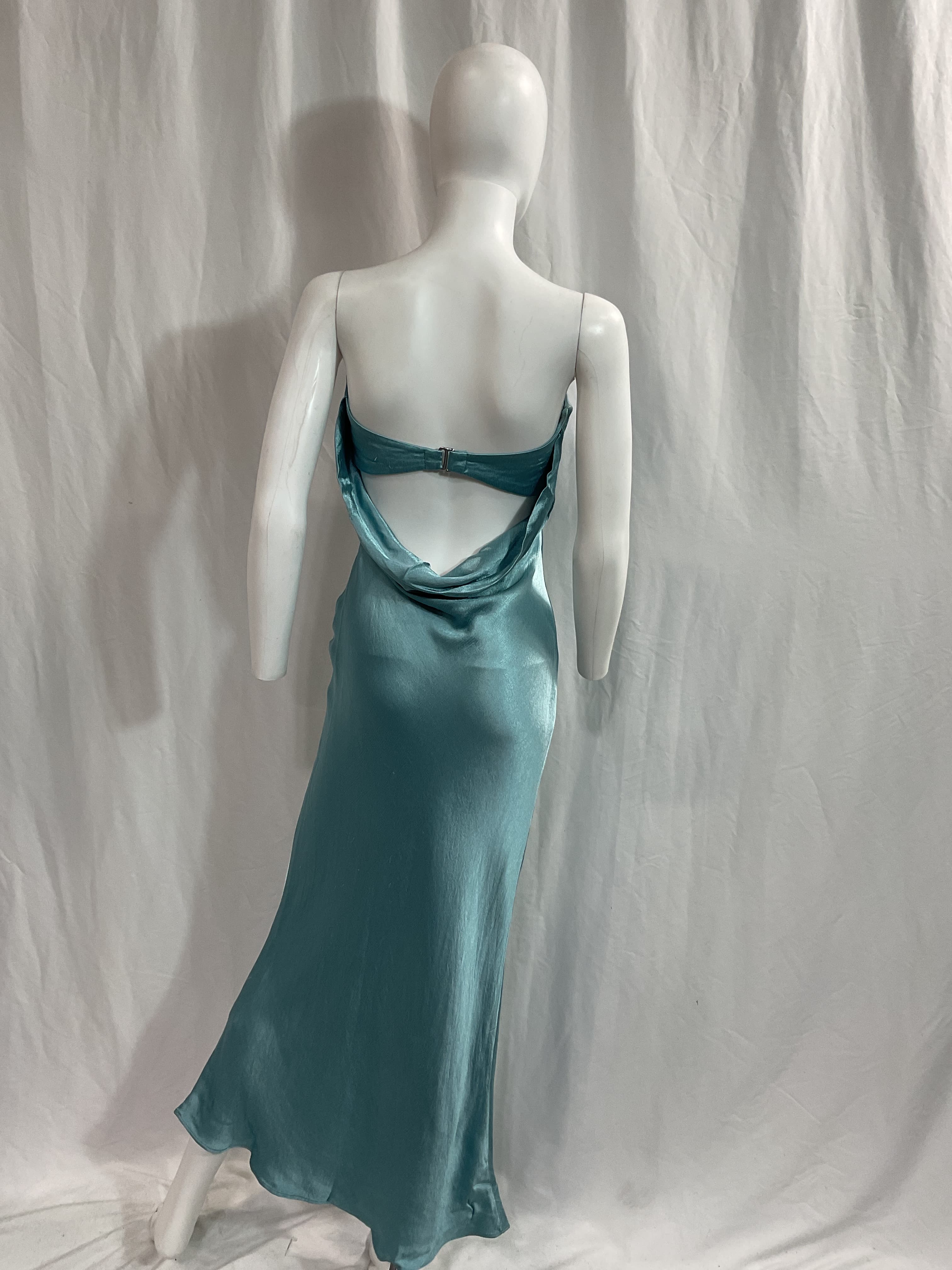 Moon Dance Strapless Dress In Sea Spray - Image 3