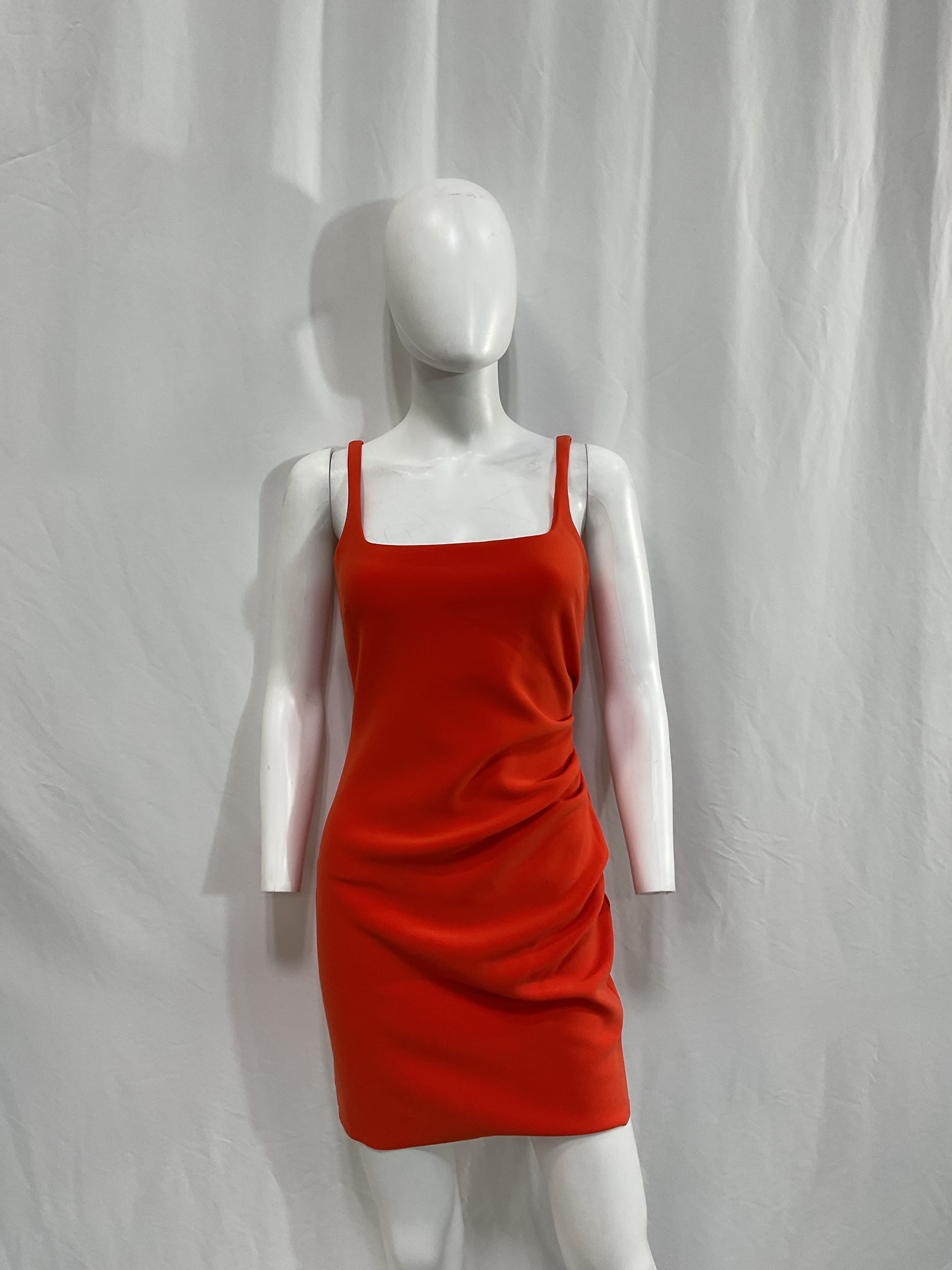 Karina Mini Dress In Fire Red - Image 2