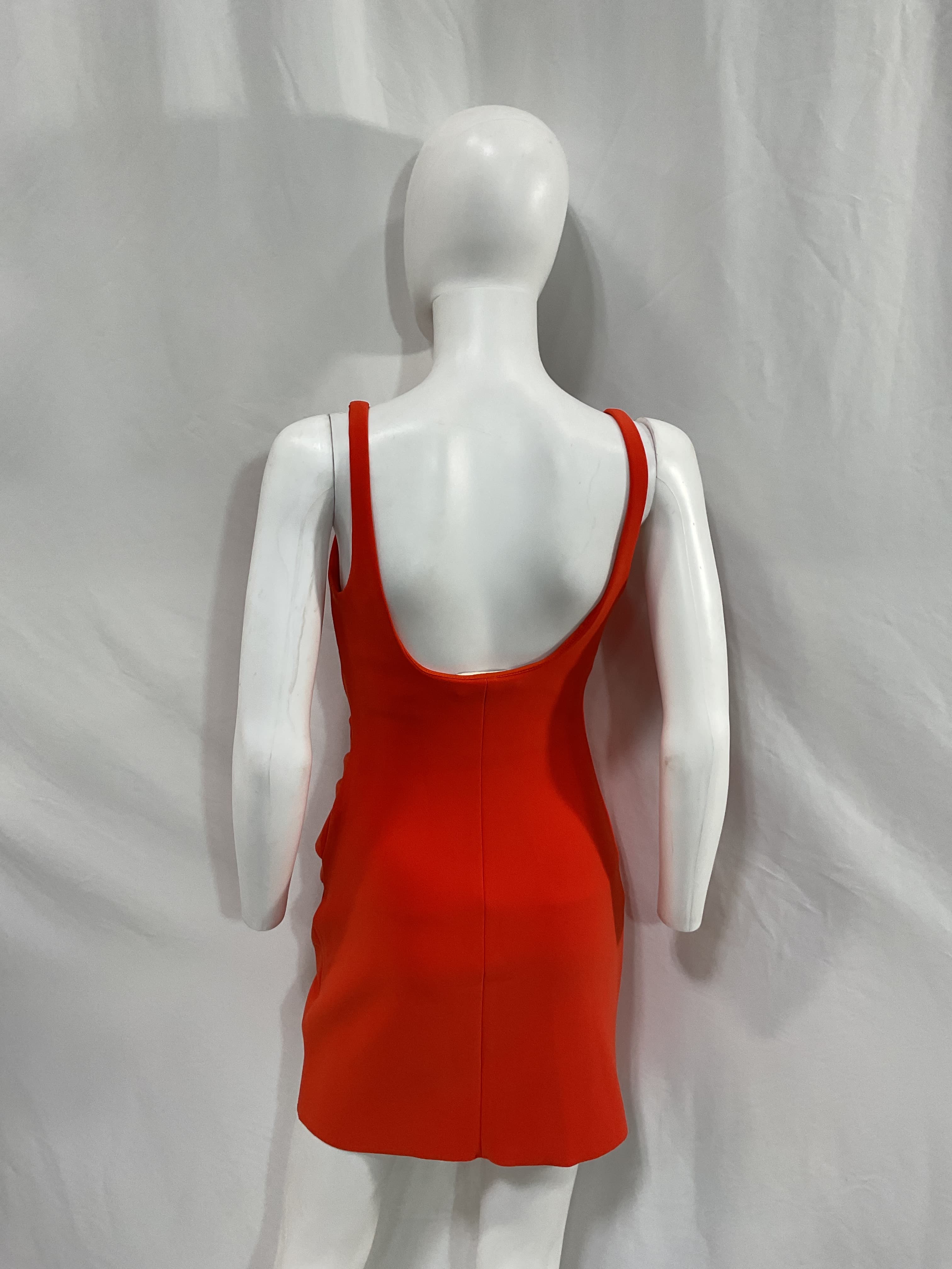 Karina Mini Dress In Fire Red - Image 3