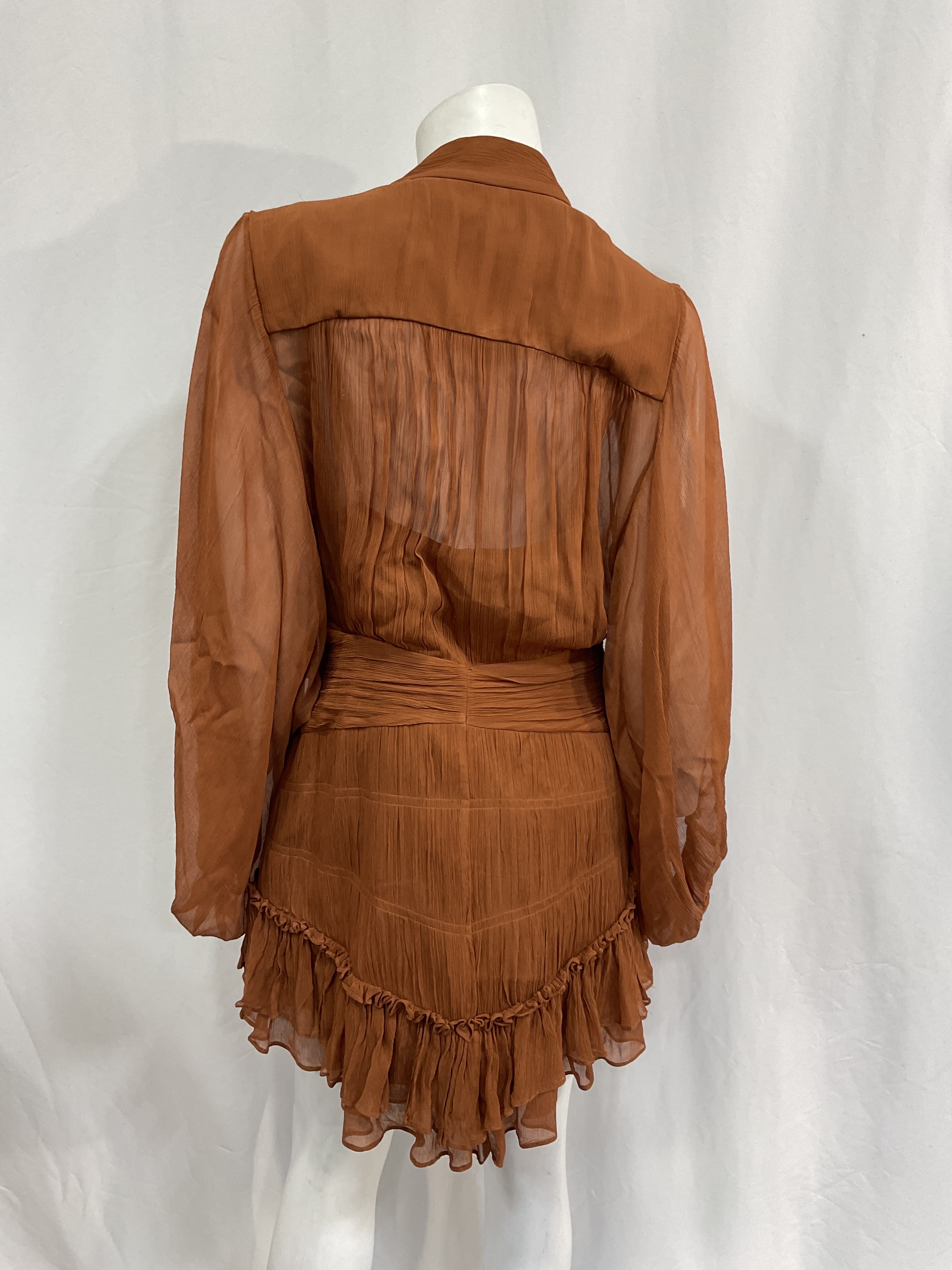 Leonie Button Up Ruched Mini Dress - Image 2