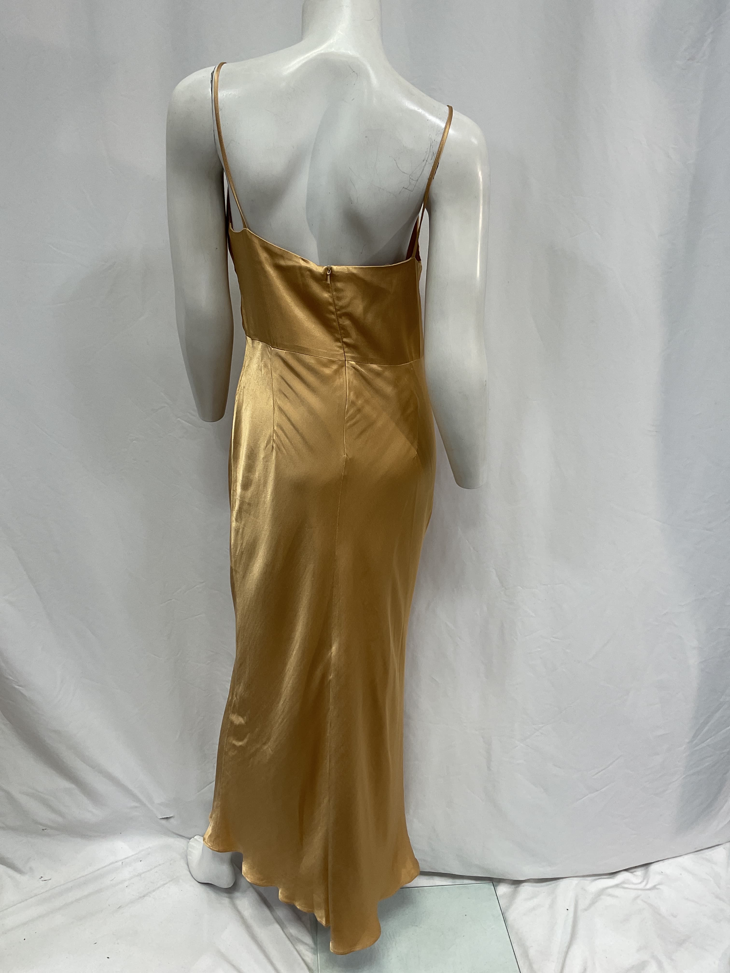 Oliviera Twist Front Midi Dress In Taffy - Image 2