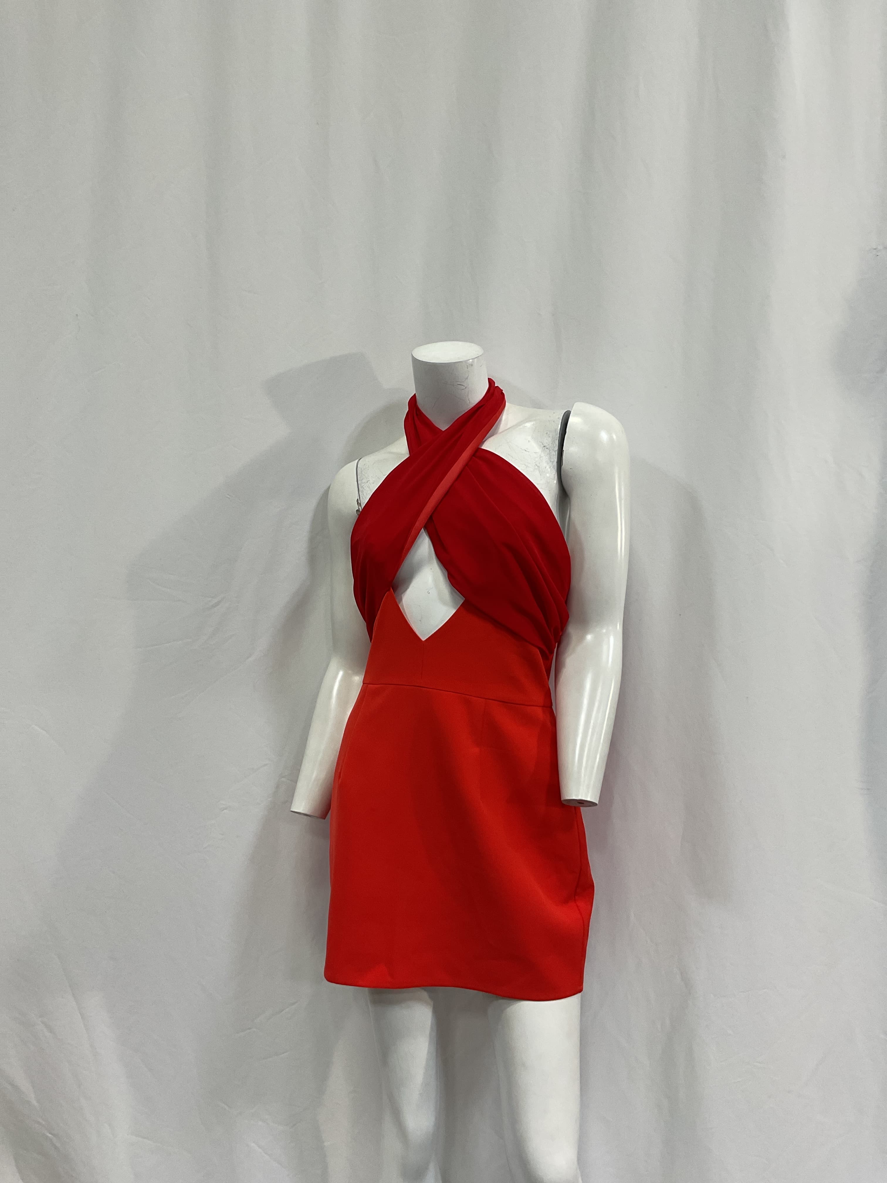 Adrianna Dress Mini In Red - Image 3