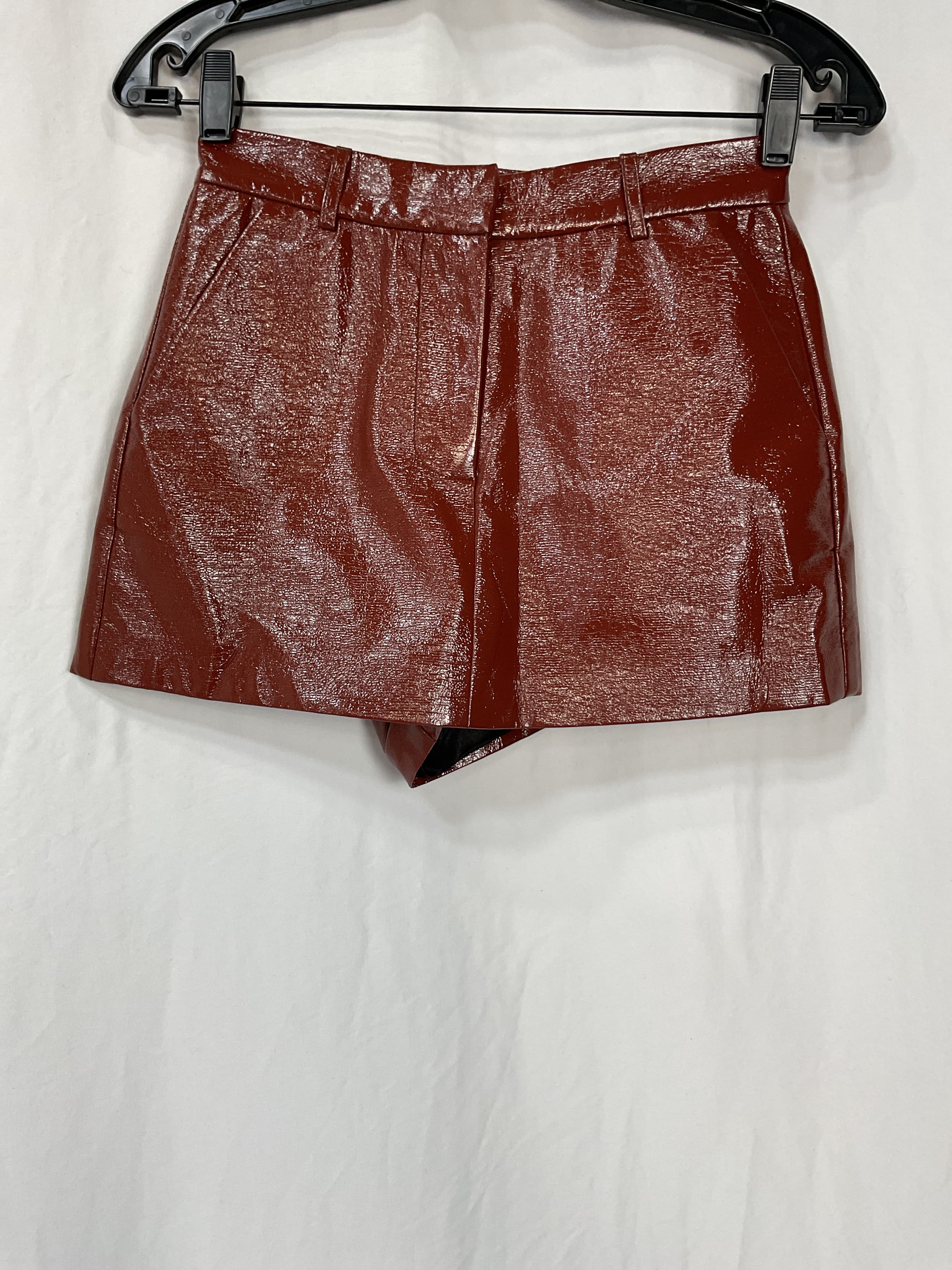 The New Arrivals By Ilkyaz Ozel Mara Skirt In Mahogany - Image 4