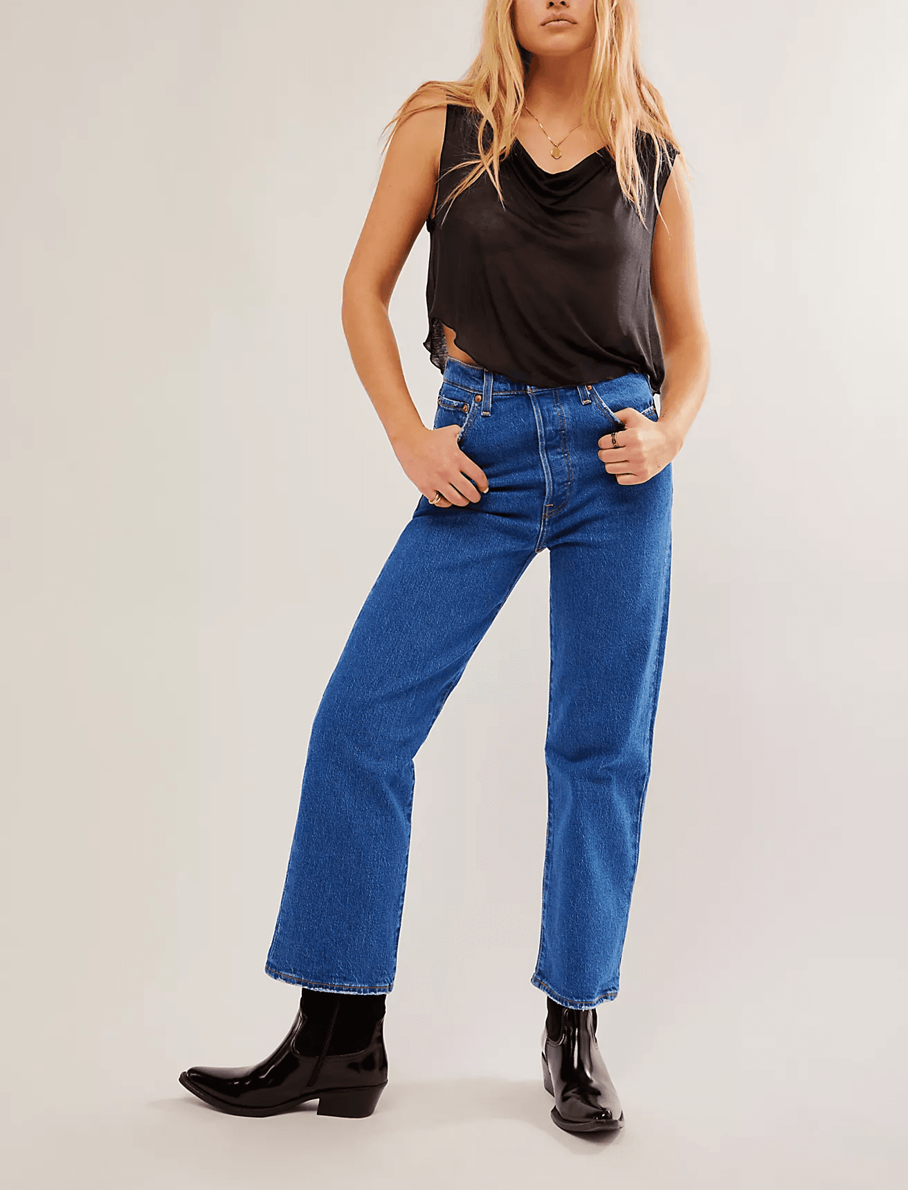 Ribcage Straight Ankle Jeans - Image 2