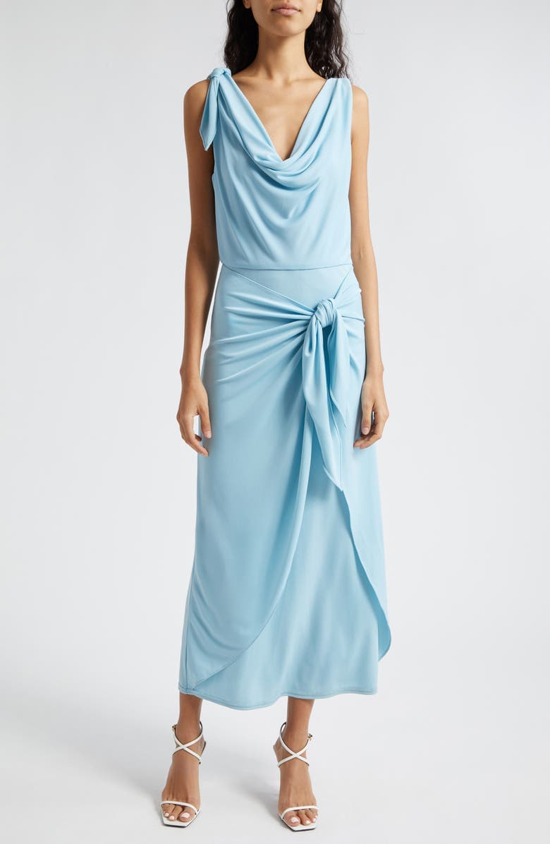 Odin Drape Detail Dress - Image 2