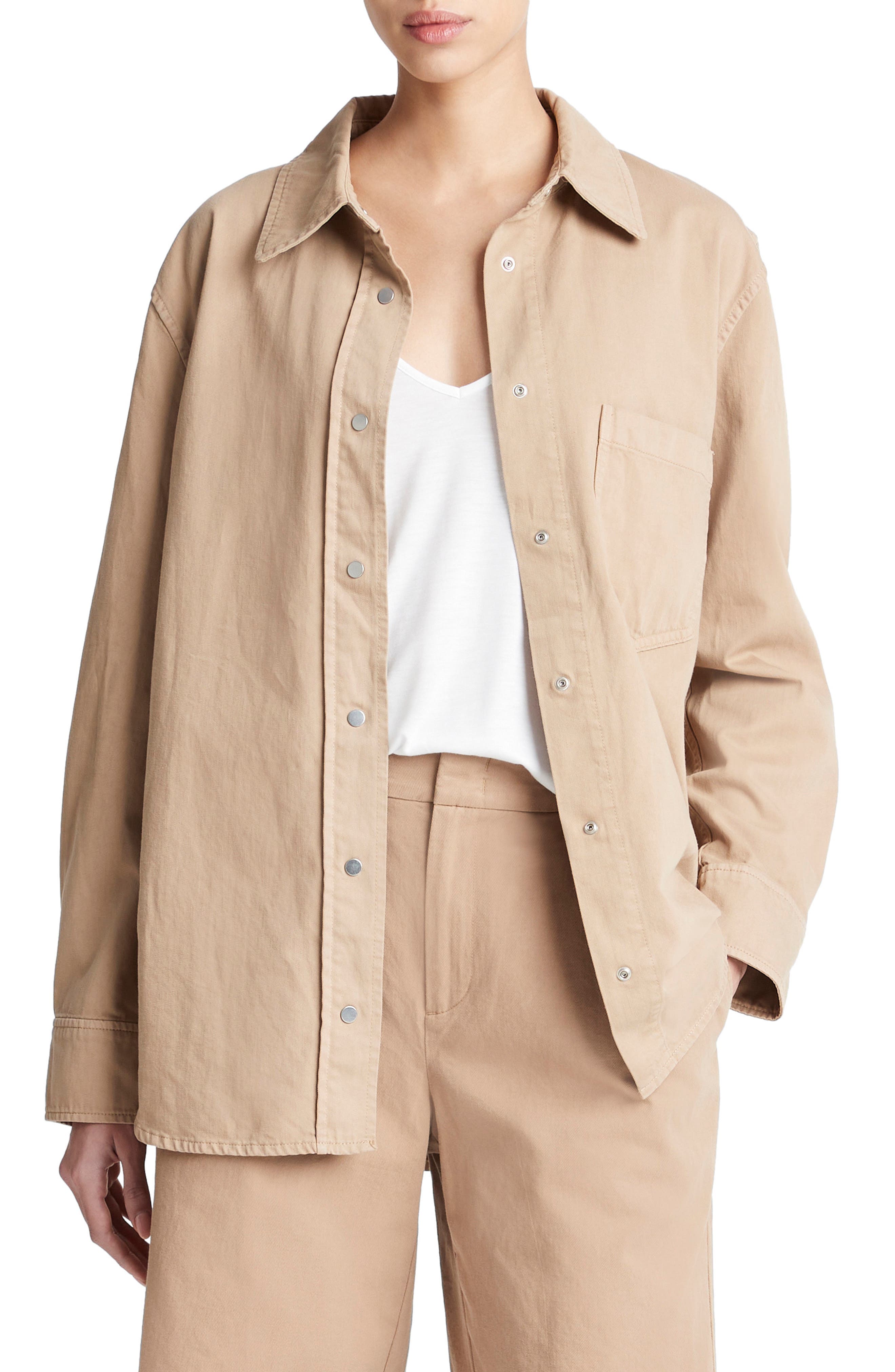 Cotton Twill Shirt Jacket - Image 2