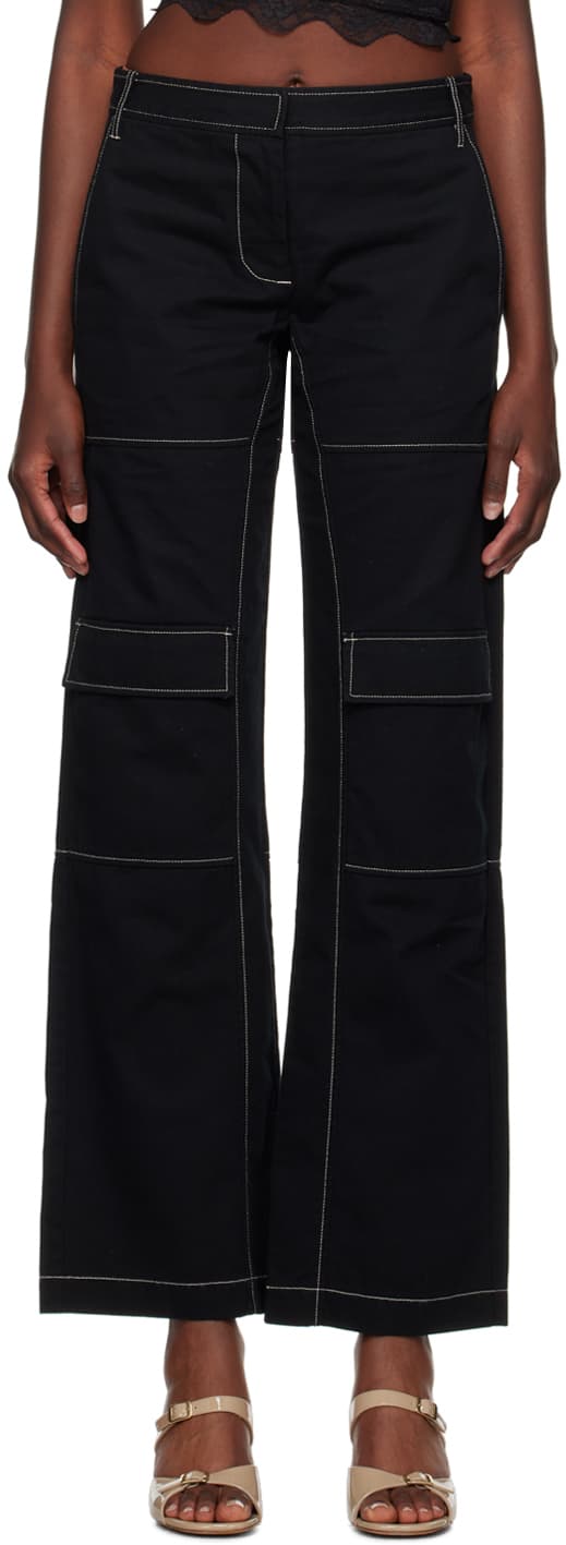 Black Flynn Trousers - Image 1