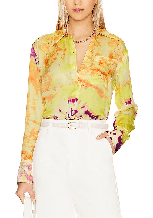 Lenae Shirt In Multi Vesper Tie Dye - Image 1