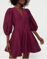 Berry Loraine Mini Dress - Image 1