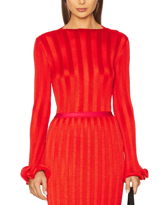 Carys Mock Neck Top - Image 2