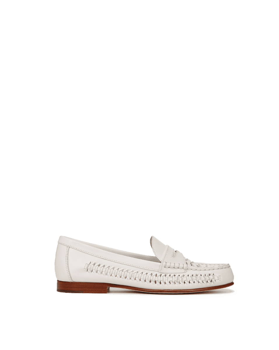 Penny Woven Leather Loafer - Image 2